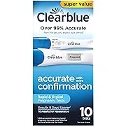 Clearblue Pregnancy Test Combo Pack, 4ct - Digital with Smart Countdown & Rapid Detection - Value Pack
