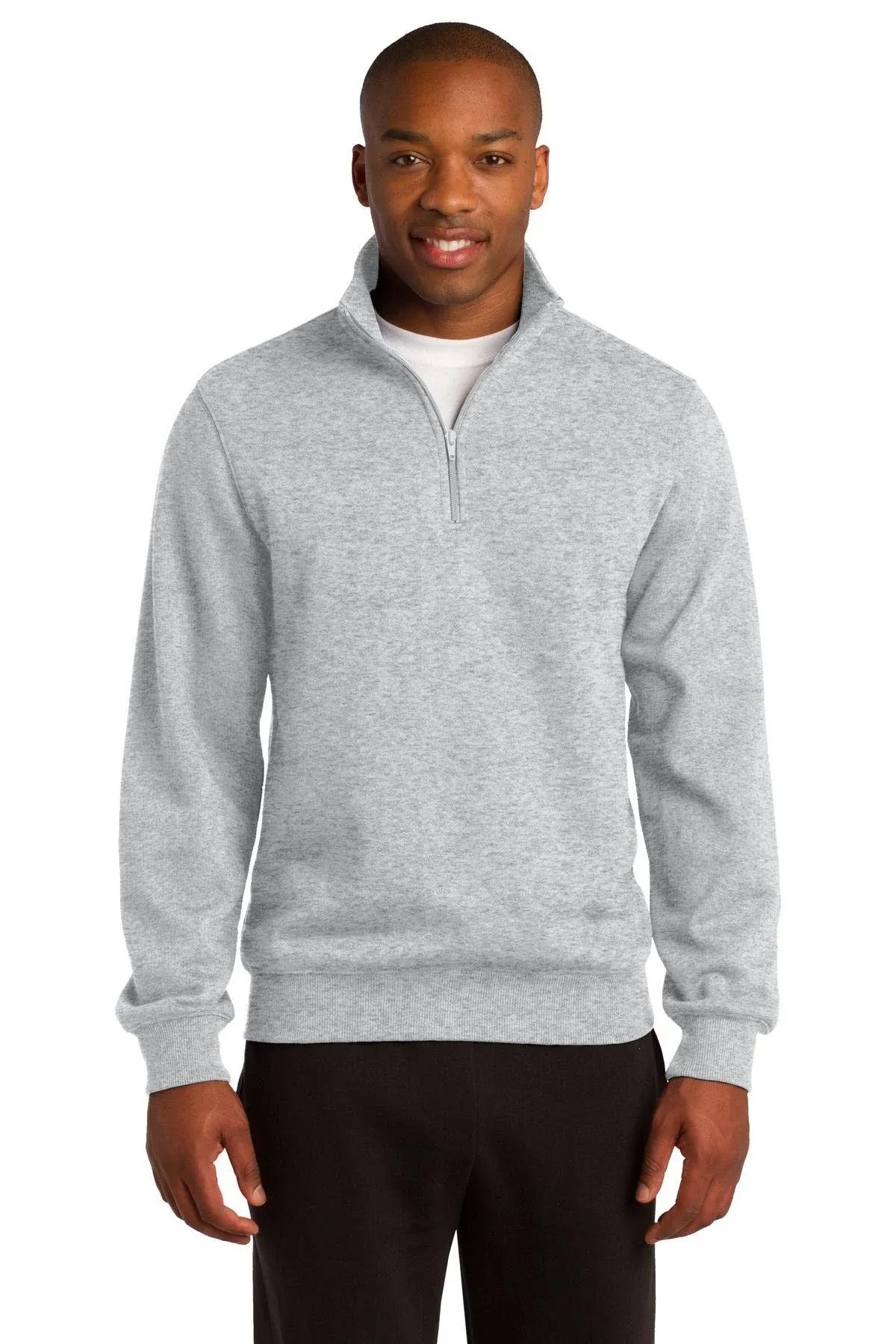 Sport-Tek TST253 Tall 1/4-Zip Sweatshirt - Athletic Heather - 2XLT