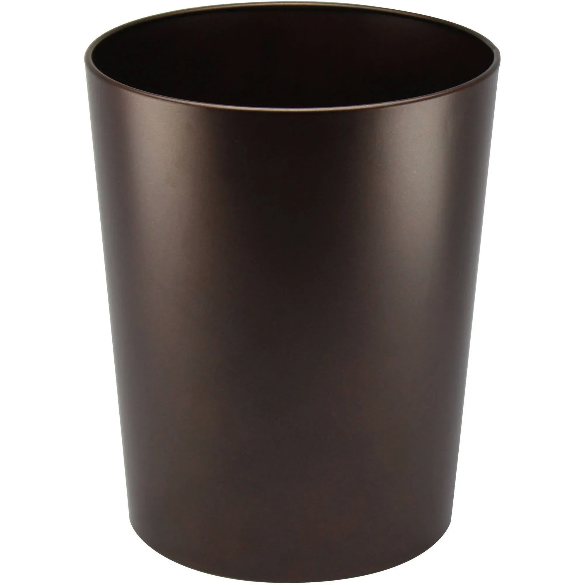 Bronze Metal Bathroom Wastebasket,  Mainstays 2.2 gal