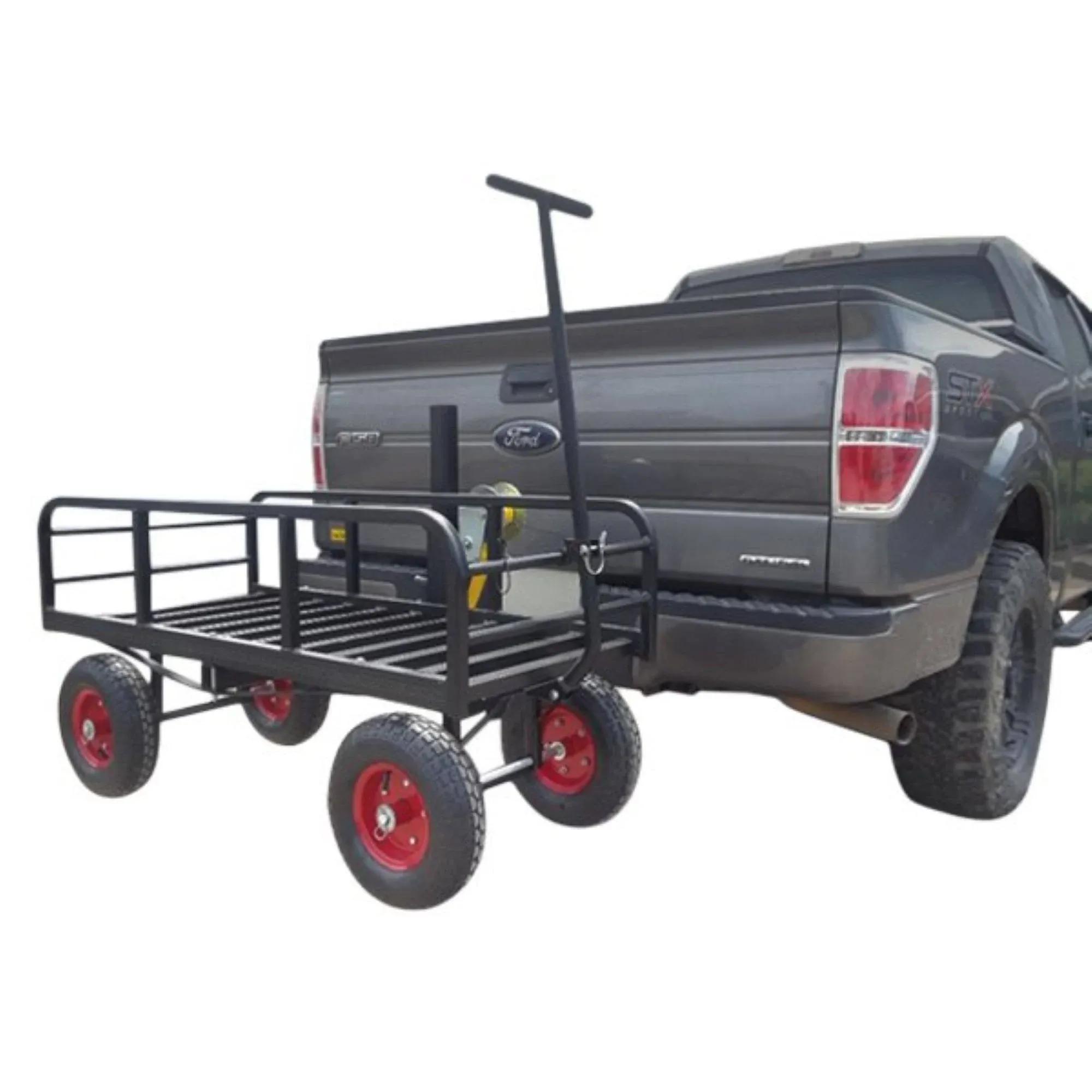 Great Day Hitch-n-Go Vehicle Hitch-Mounted Cargo Carrier Cart, Powder-Coat Welded Aluminum