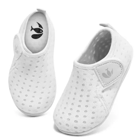 Barerun Baby Barefoot Boys Girls Water Walking Shoes Aqua Socks Beach Pool Swim Shoe White 0-6 Months Infant