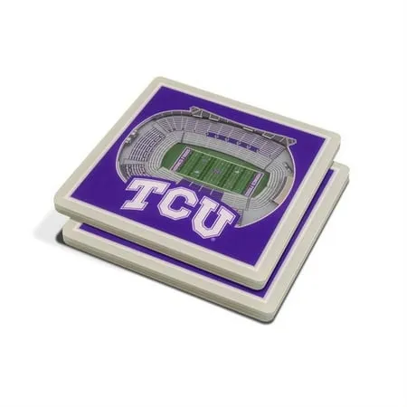 Red Texas Tech Red Raiders 3D StadiumViews Coasters