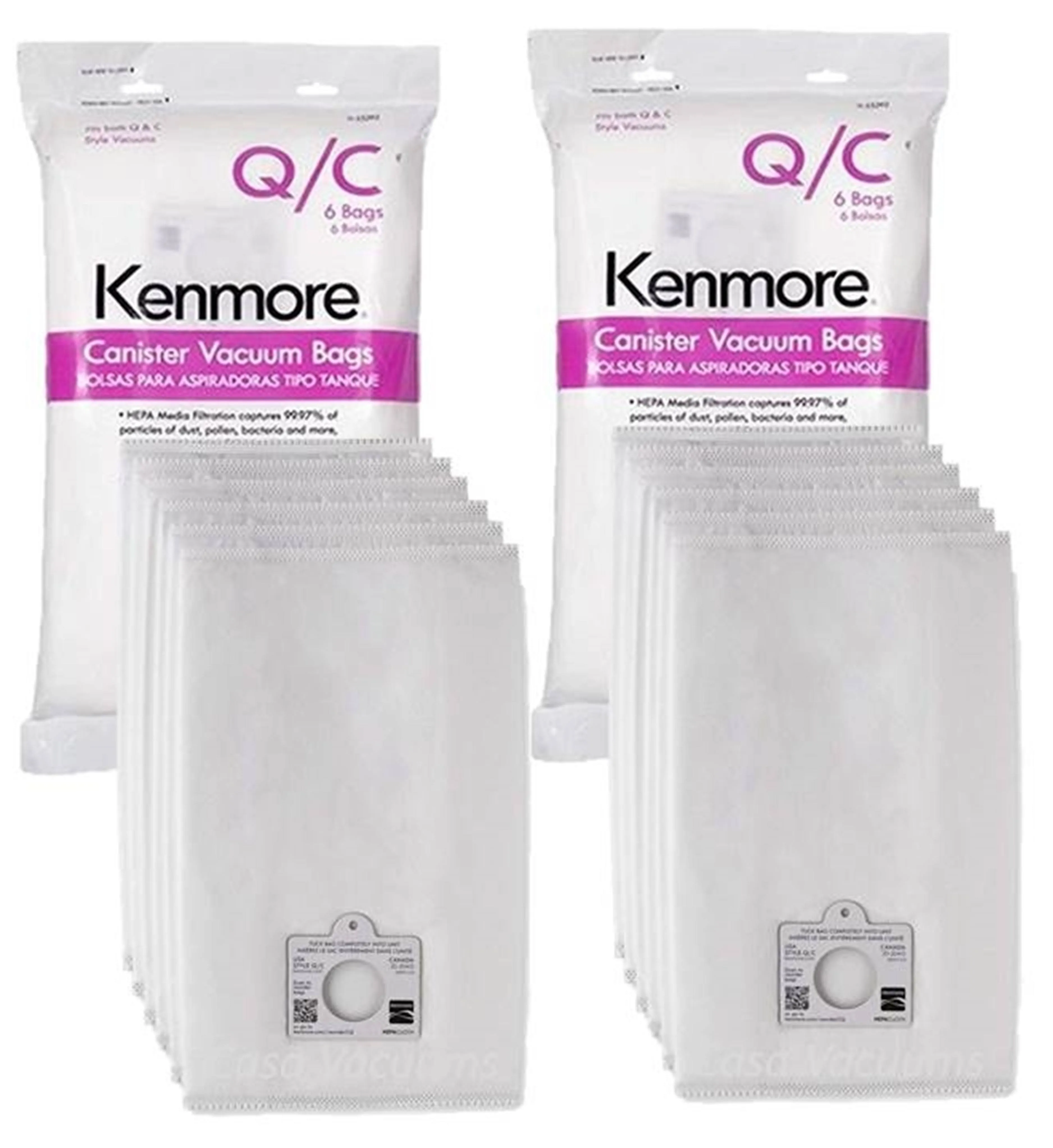 Kenmore Type Q Hepa Canister Vacuum Bags