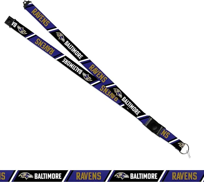 Rico Industries NFL Baltimore Ravens Unisex-Adult Safety Breakaway Lanyard