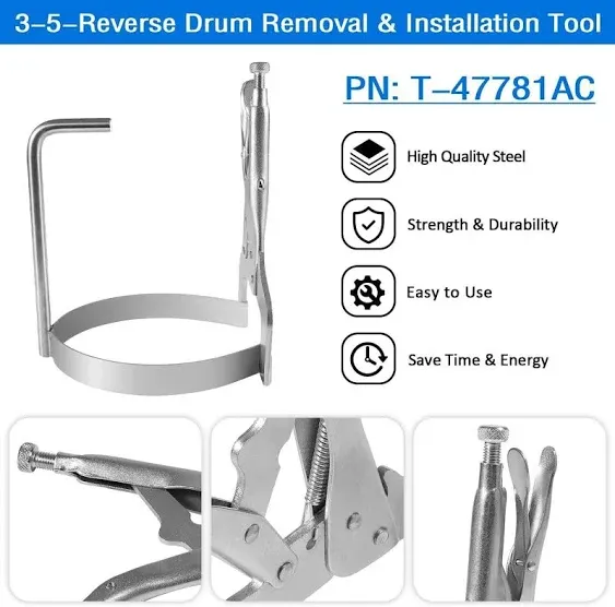 T-47781AC Clutch Drum Clamp Removal Installation Repair Tool For GM Transmission