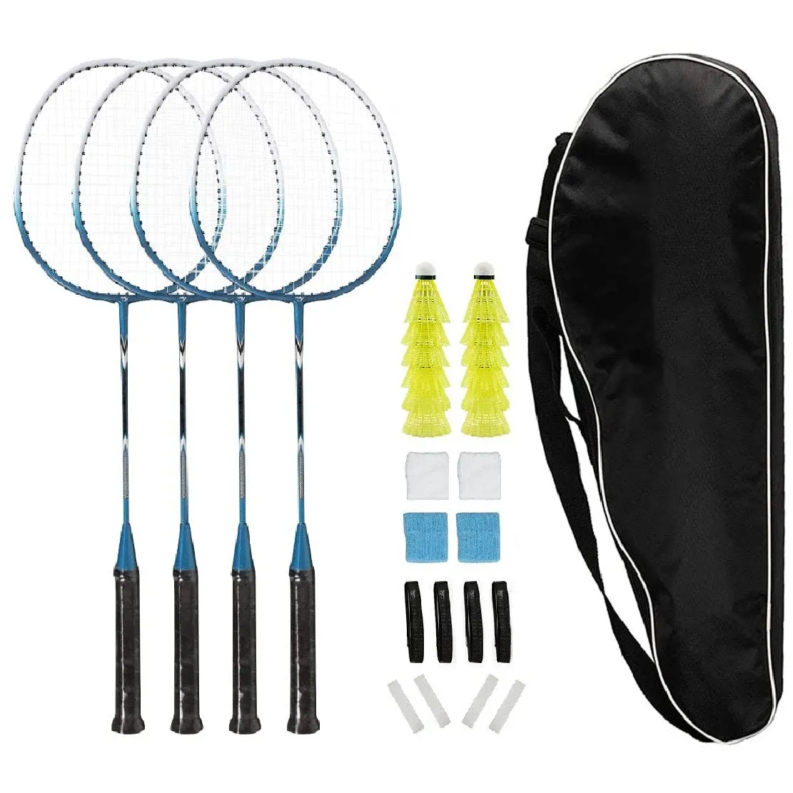 STSTECH Badminton Rackets Set of 4