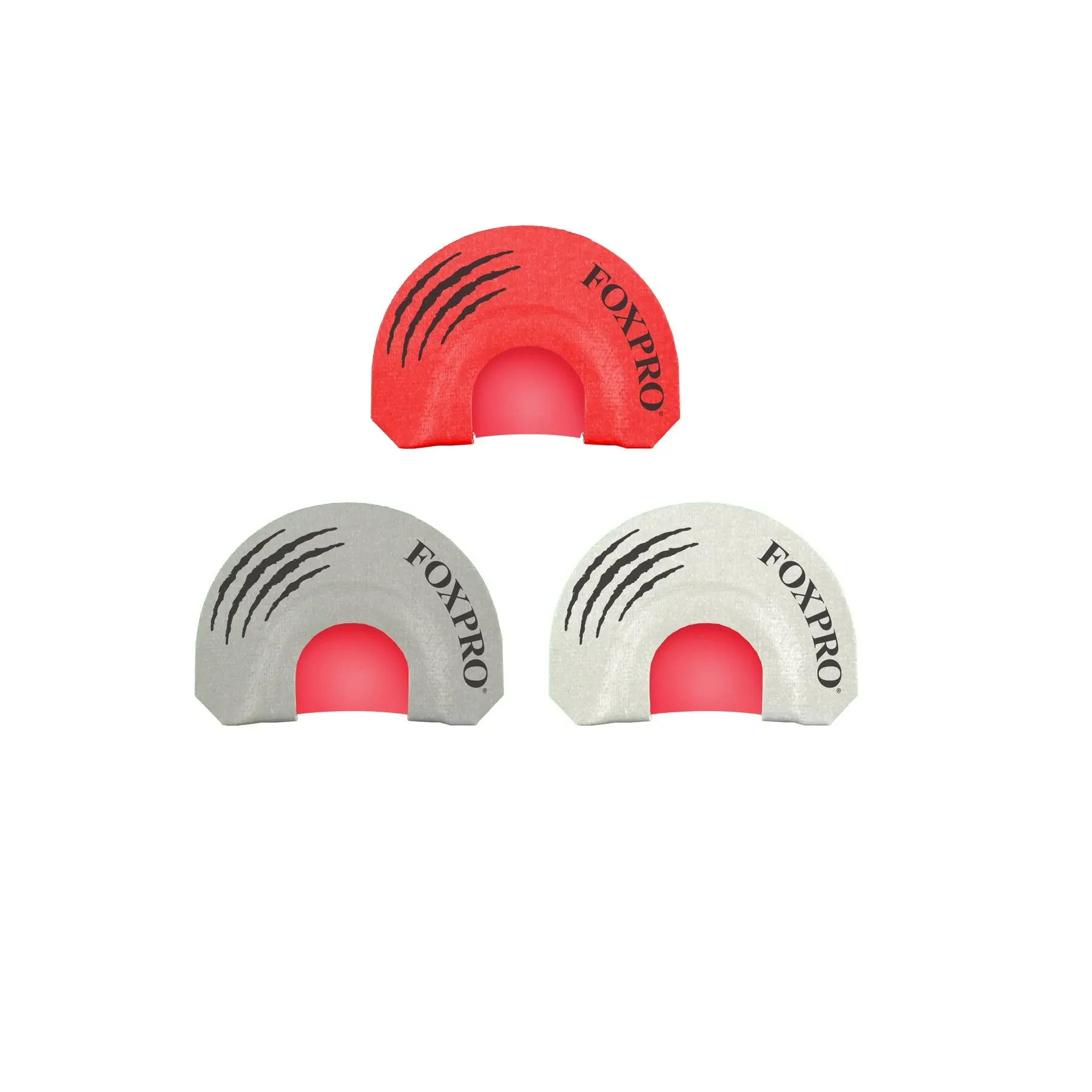 FOXPRO Loaded Gun Predator Mouth Call Combo For Coyote Hunting Includes 3 Diaphragm Mouth Calls