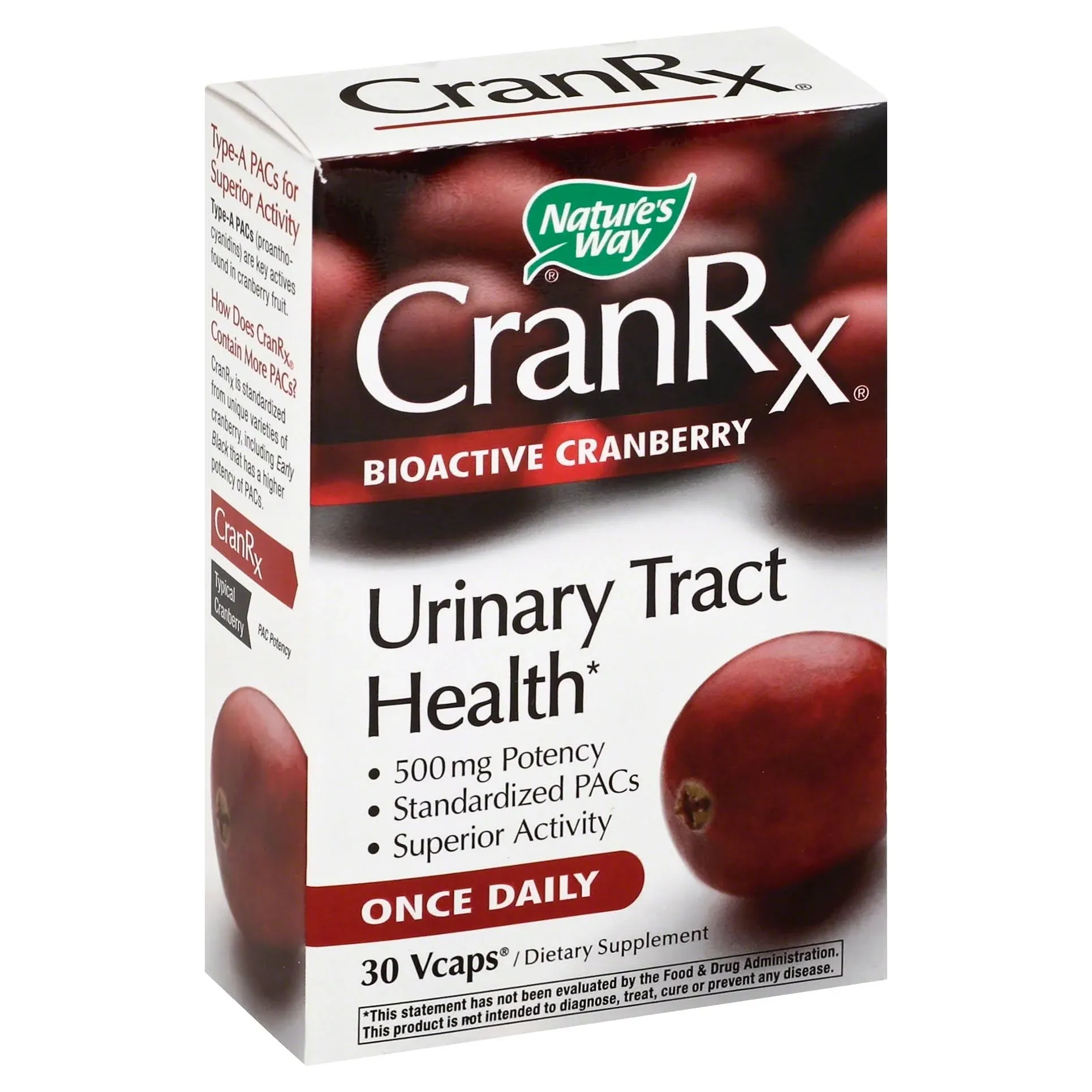 Nature's Way CranRx Bioactive Cranberry Urinary Health Capsules