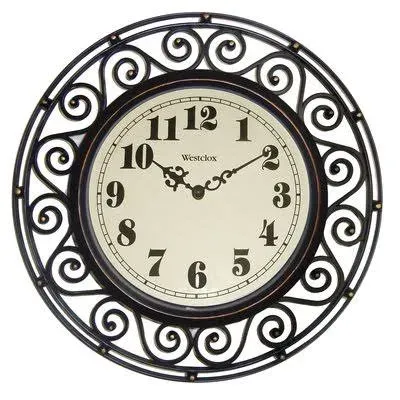 Westclox 12" Detailed Wall Clock