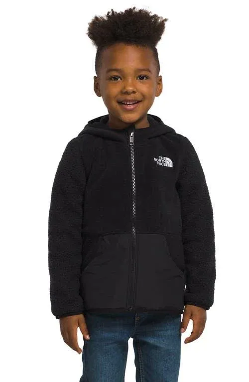 The North Face Kids Forrest Fleece Full Zip Hoodie TNF Black 2