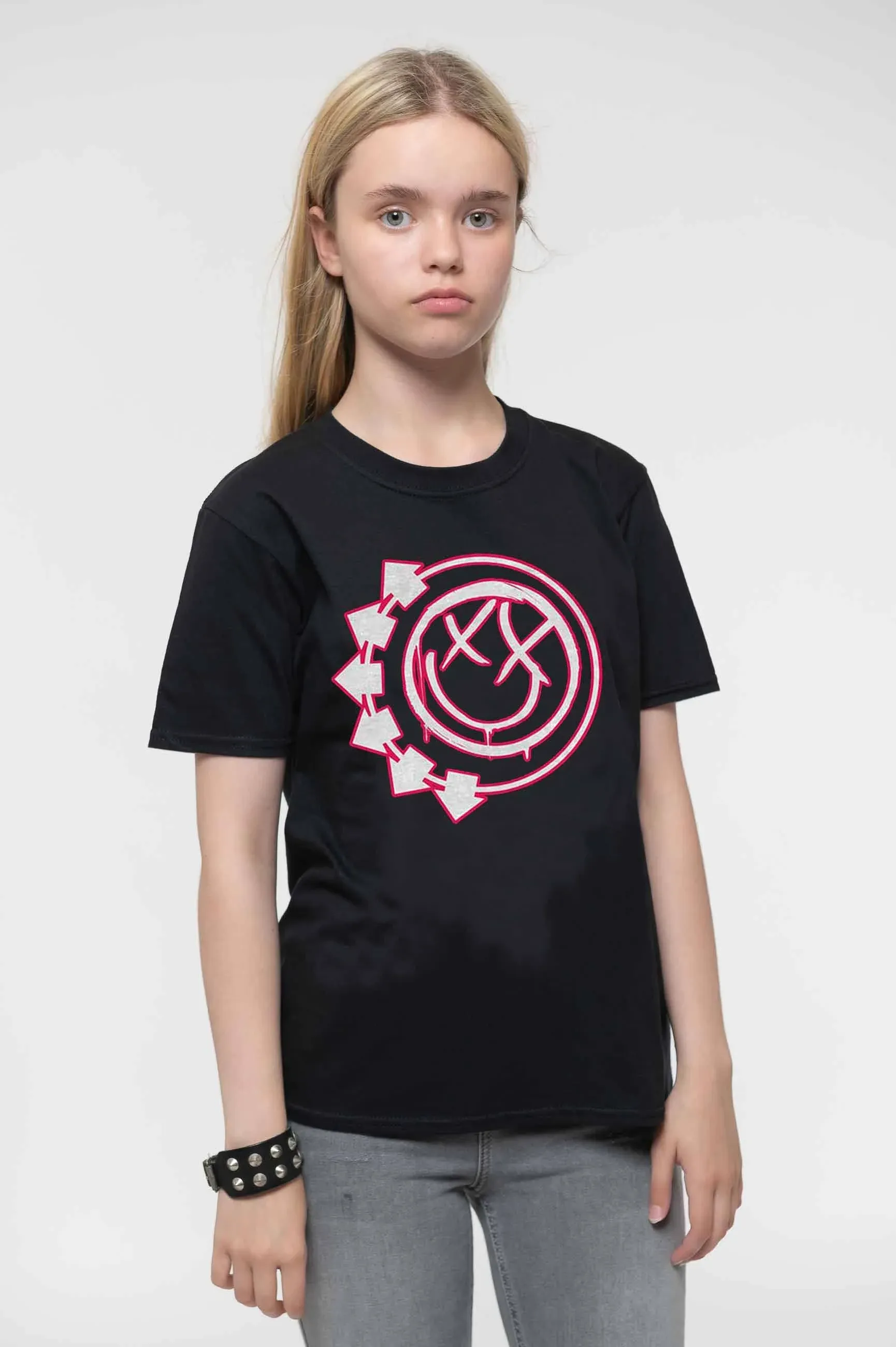 Blink-182 Kids T-Shirt: Six Arrow Smile