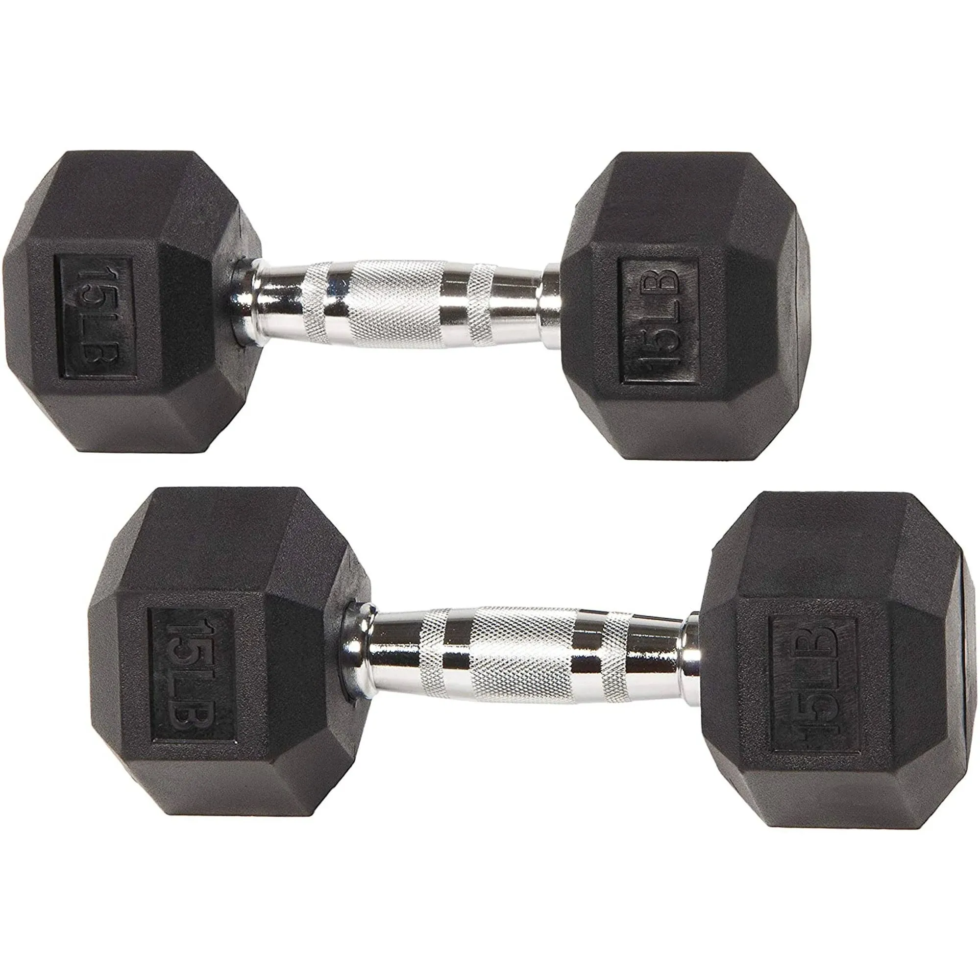 Signature Fitness Encased Hex Dumbbell