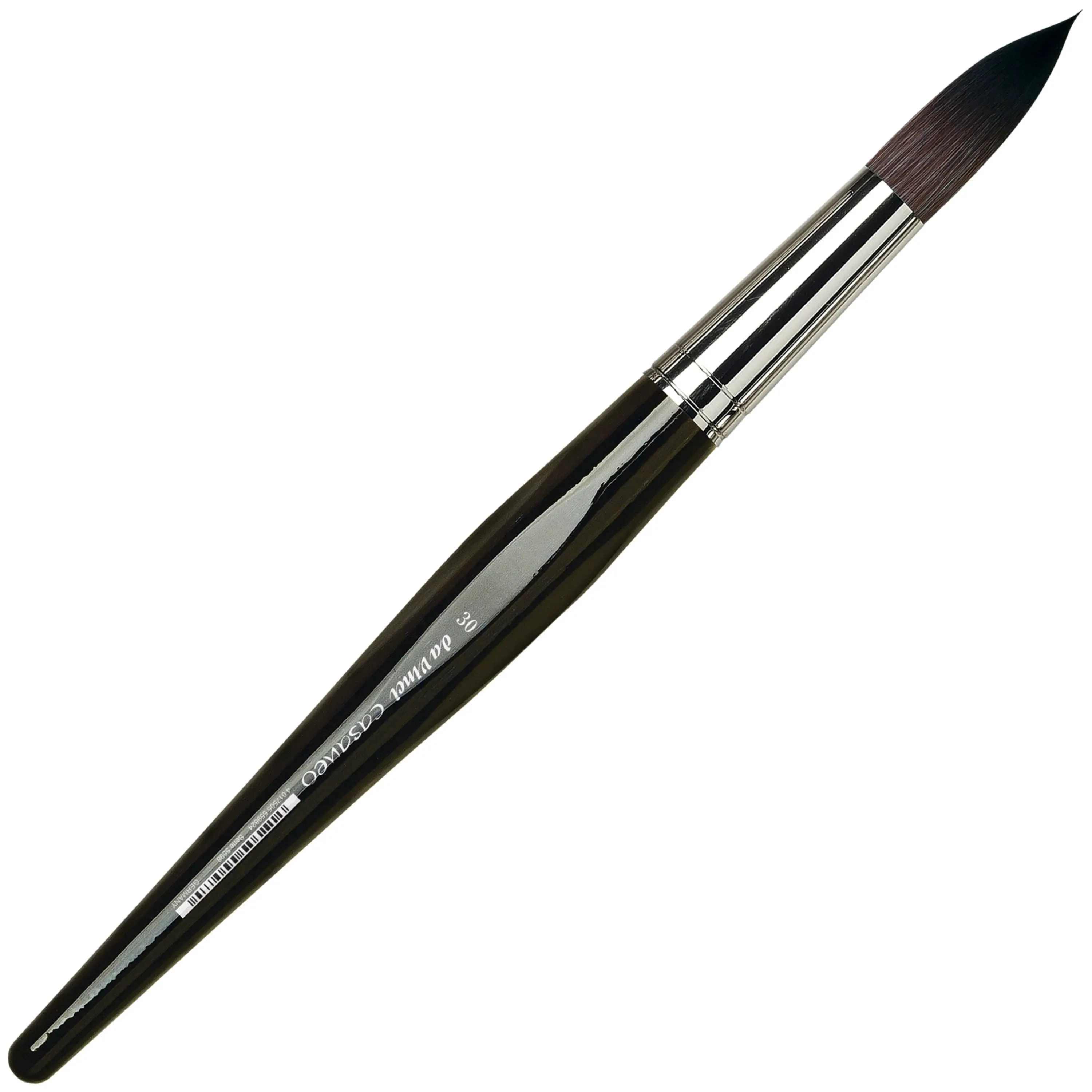 Da Vinci Casaneo Synthetic Squirrel Watercolor Brush - Round, Size 30, Short Handle, Synthetic