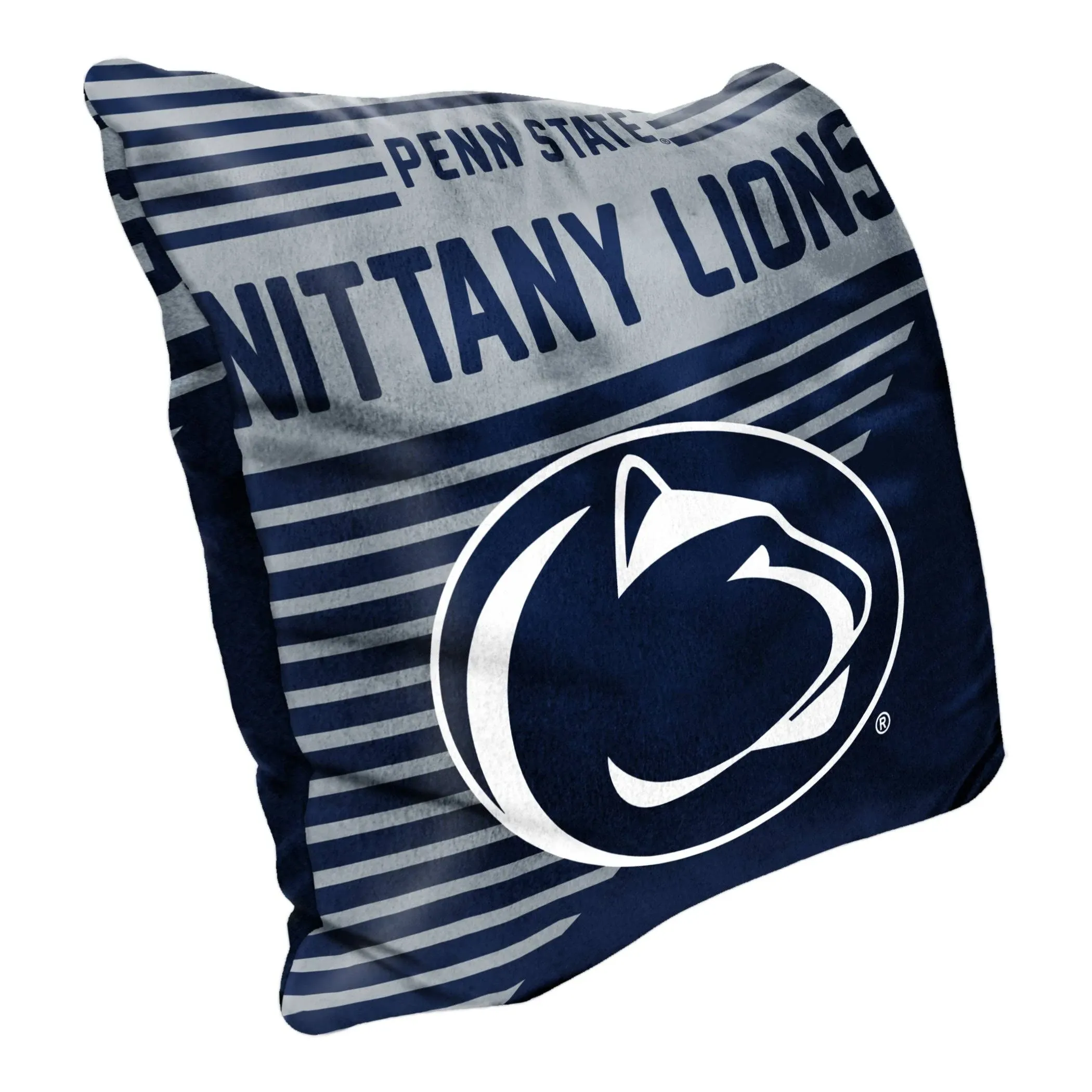 Northwest NCAA Penn State Nittany Lions Velvet Striped Throw Pillow,16x16