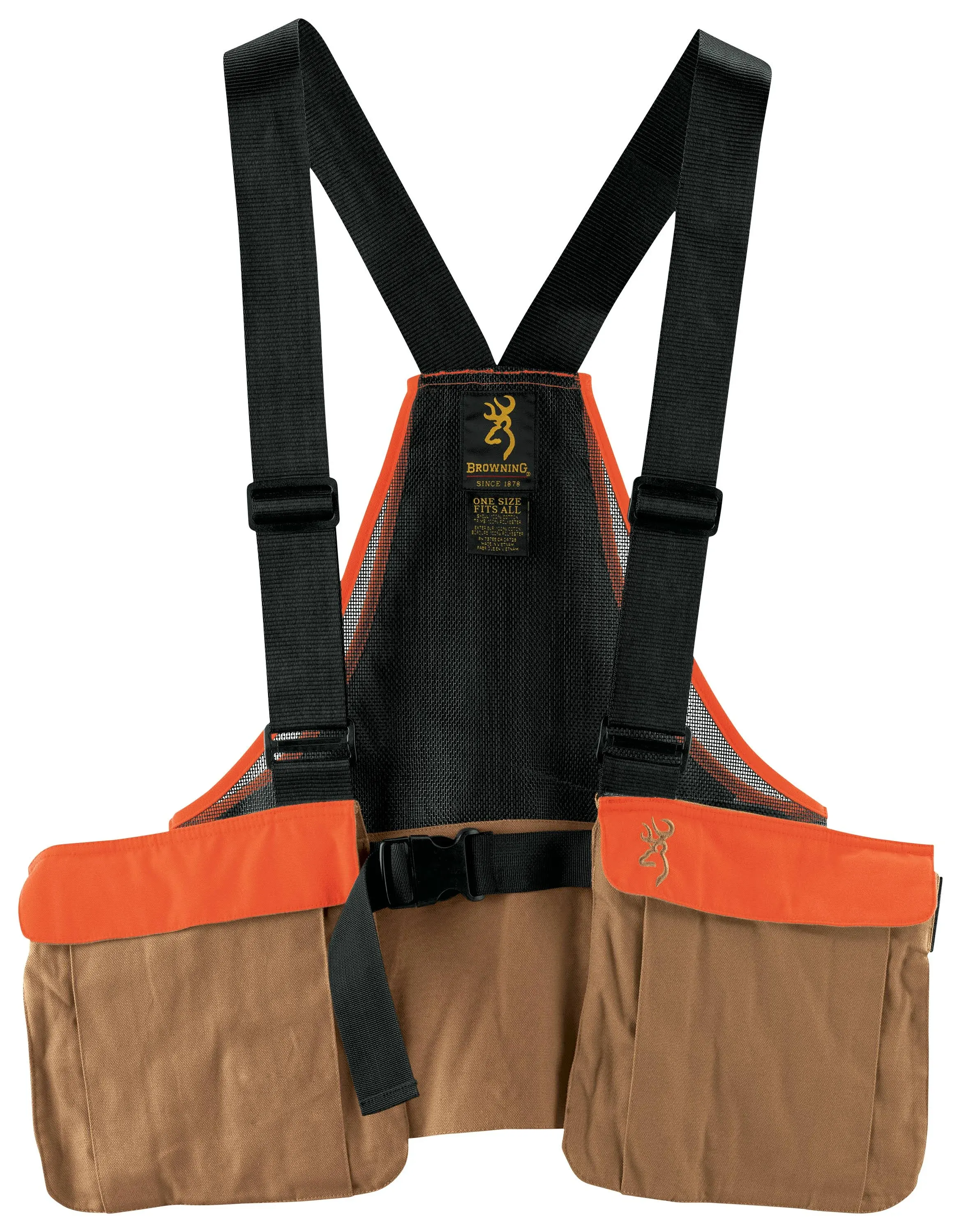 Browning Men's Pheasants Forever Strap Vest (adult) - Tan