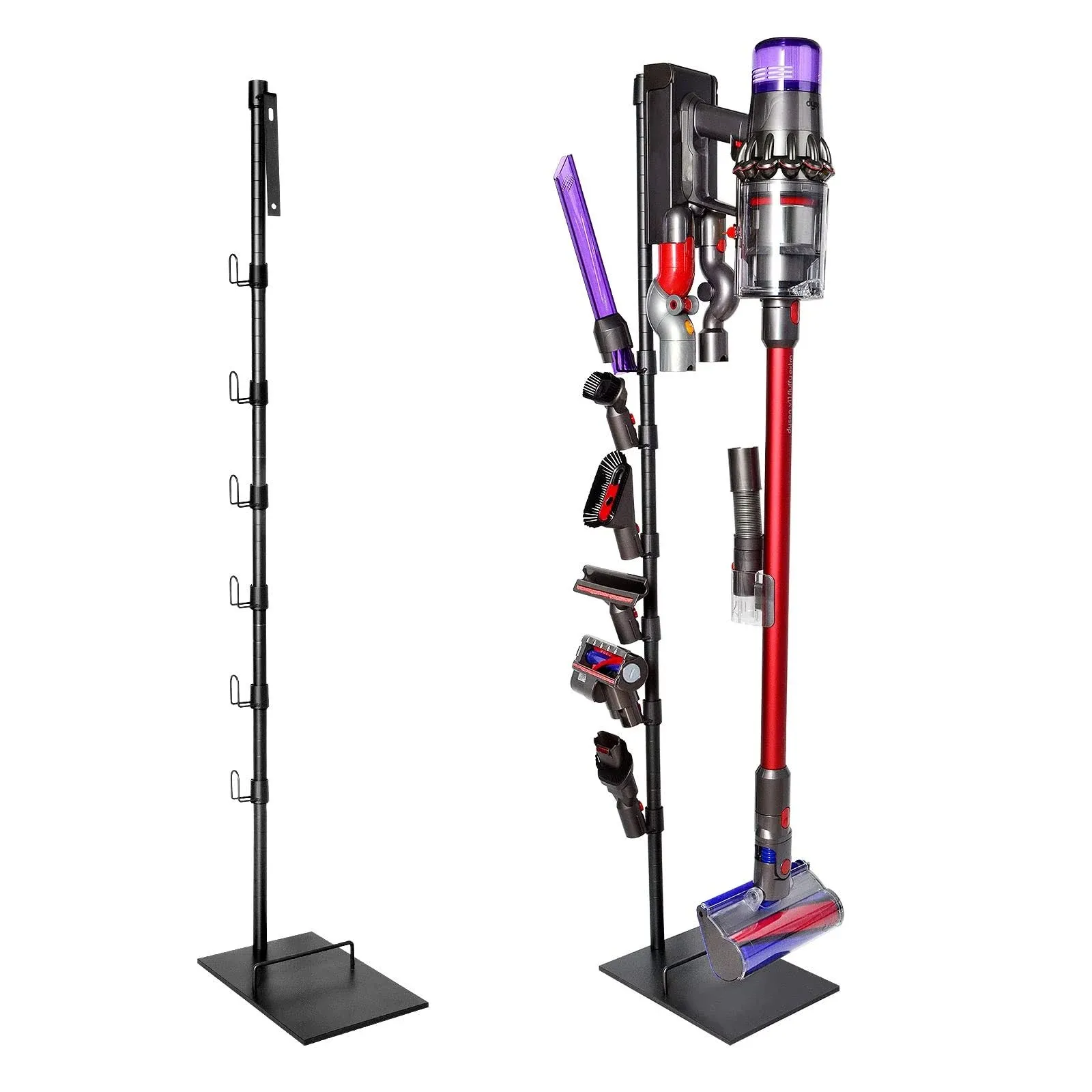 Dyson Stand Storage Holder with 6 Clips Compatible with Dyson V15 V11 V10 V8 V7