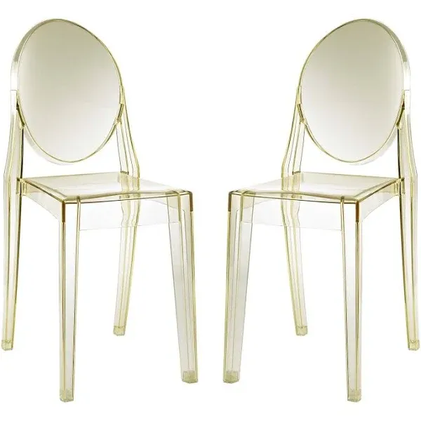 Carolos Dining Chair Clear | Set of 2