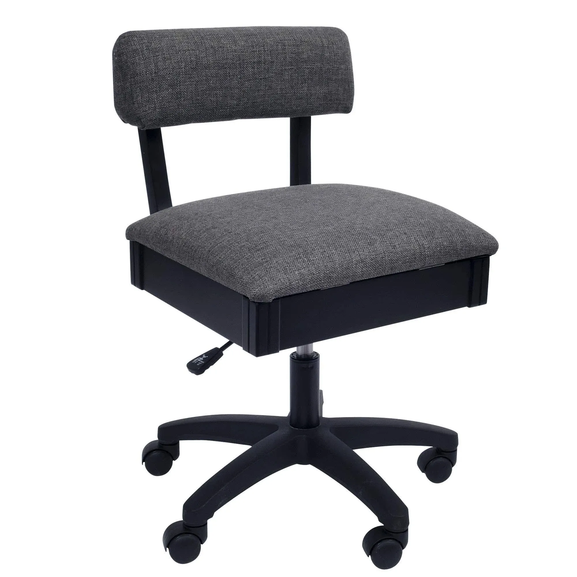 Arrow Height Adjustable Hydraulic Sewing Chair - Lady Gray