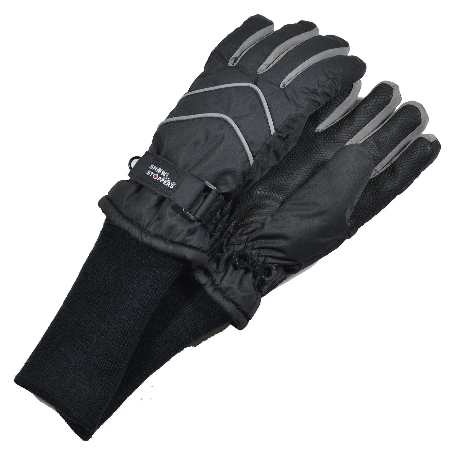 SnowStoppers Kid's Waterproof Long Cuff Winter Gloves