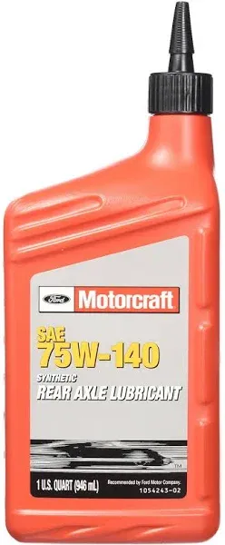 Lubricante Motorcraft 75W140 Aceite de engranaje sintético Fluido eje trasero Ford FABRICANTE DE EQUIPOS ORIGINALES 1 qt-