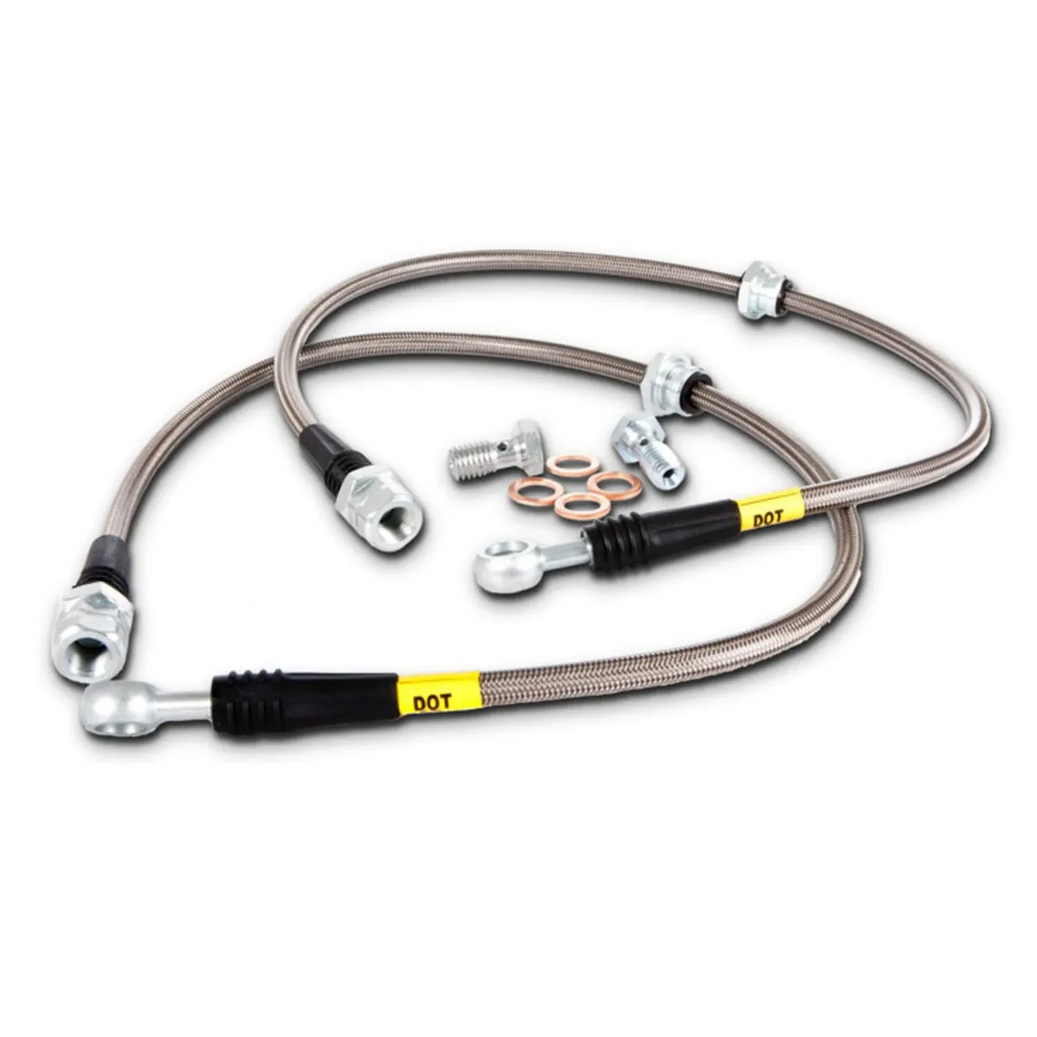 StopTech Hyundai Genesis Stainless Steel Brake Line Kit - 950.51501