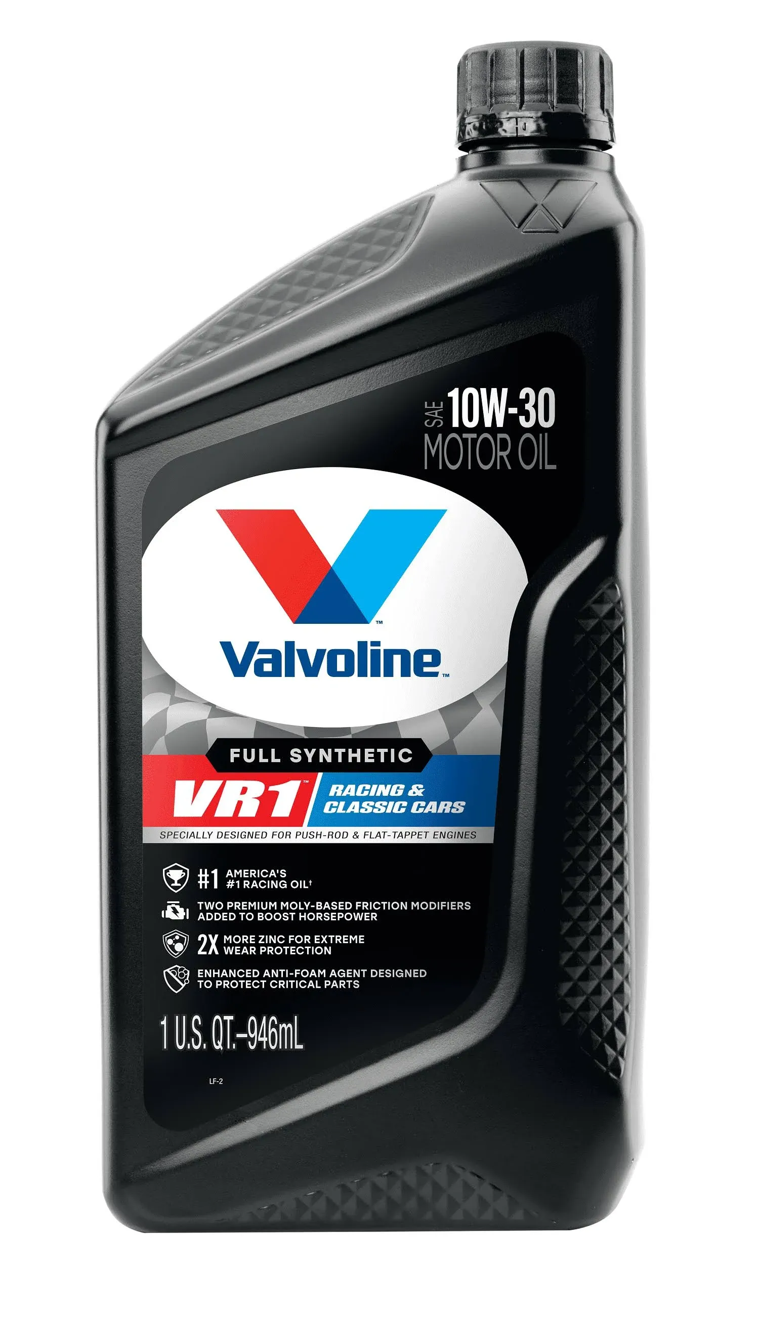 Valvoline VR1 Racing Synthetic SAE 10W-30 Motor Oil 1 QT