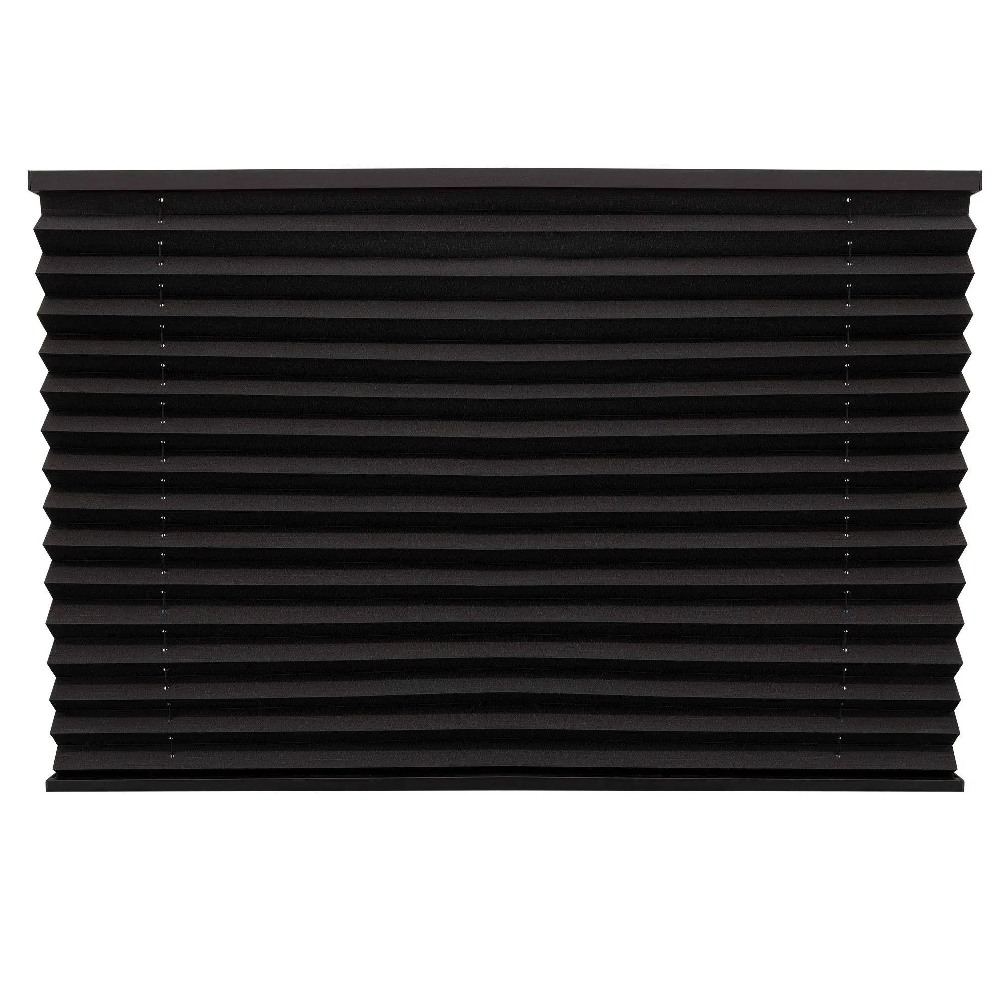 RecPro Pleated Shades in Black for RVs/Campers (32x24)