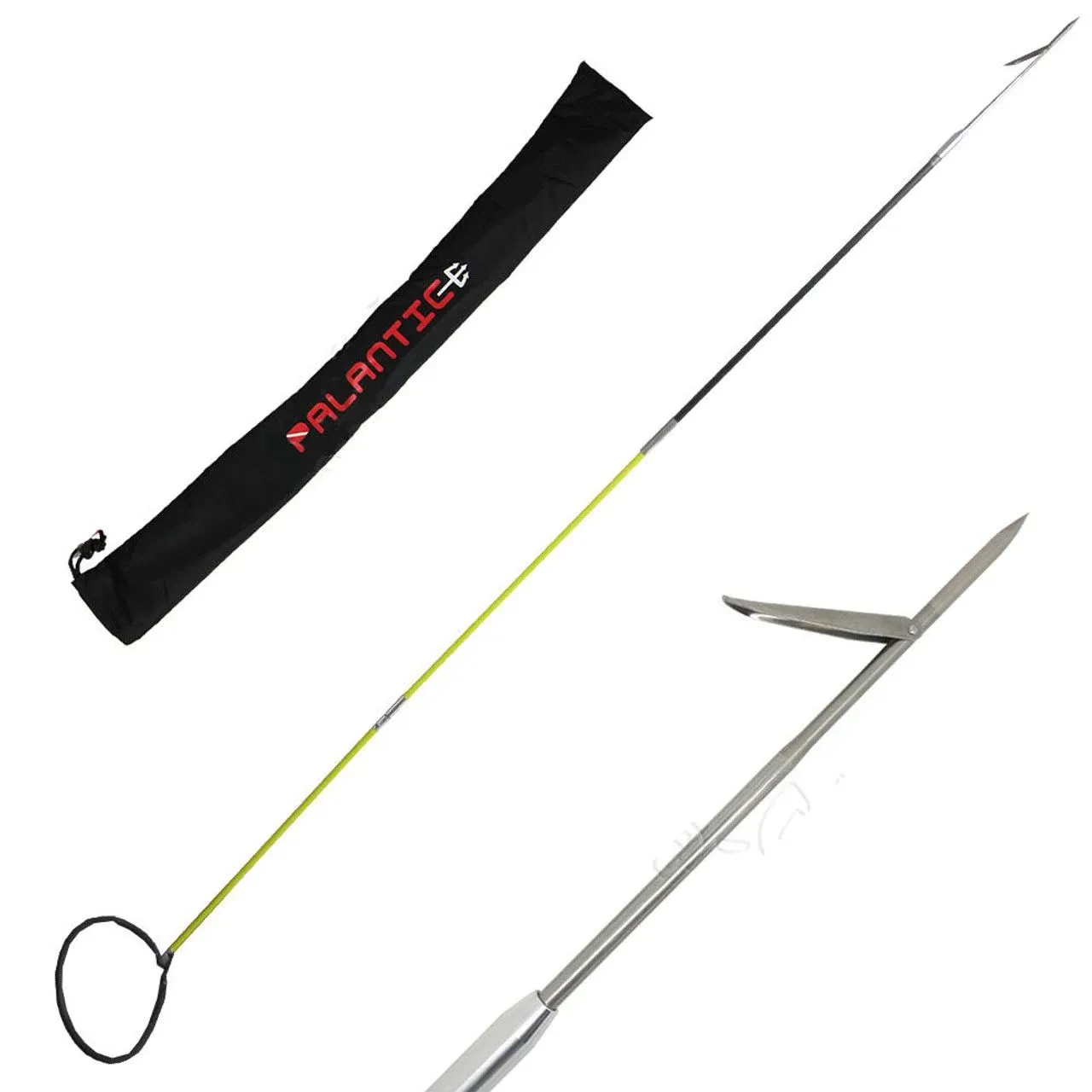 Scuba Choice Hybrid Hawaiian Sling 7' Travel Spearfishing 3-Piece Pole Spear ...