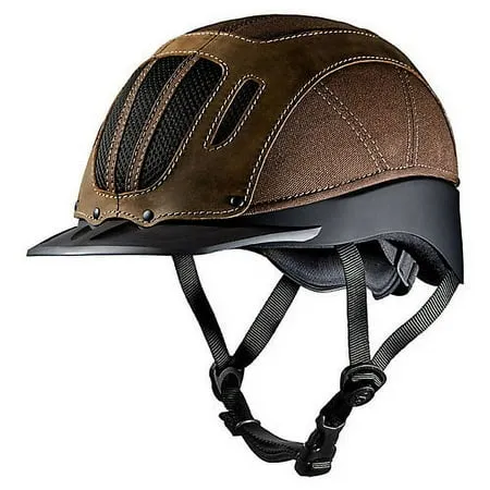 Troxel Performance Headgear Brown Leather Sierra Helmet