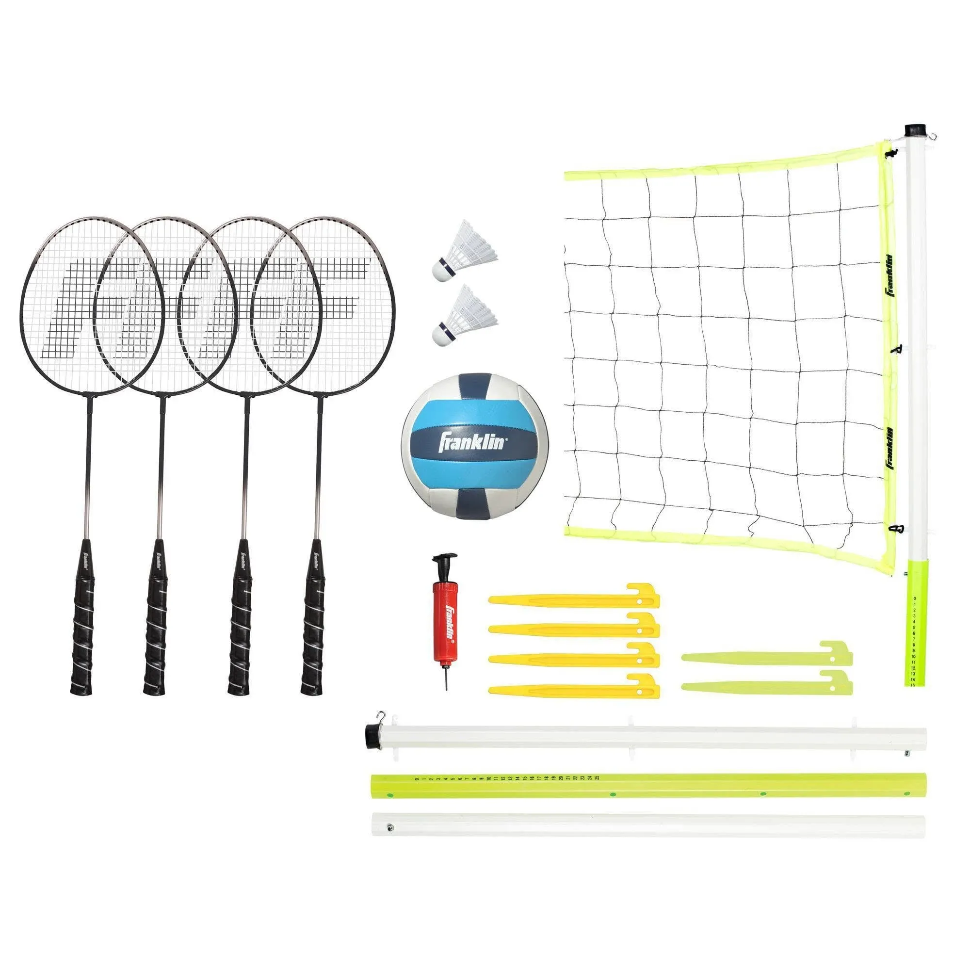 Franklin Sports Advanced Badminton & Volleyball Set