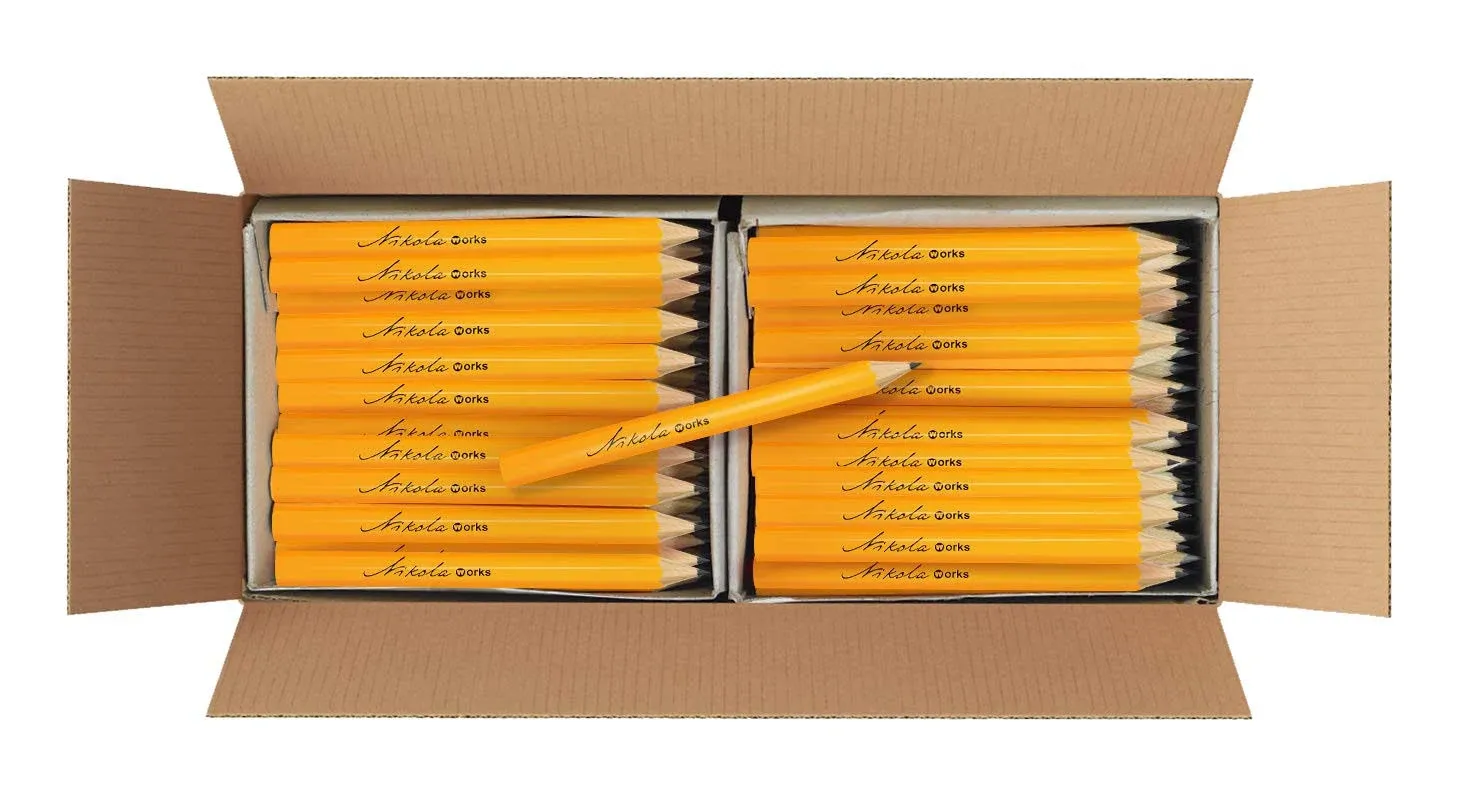 Nikola Works Classic American Standard #2 HB Mini Golf Pencils