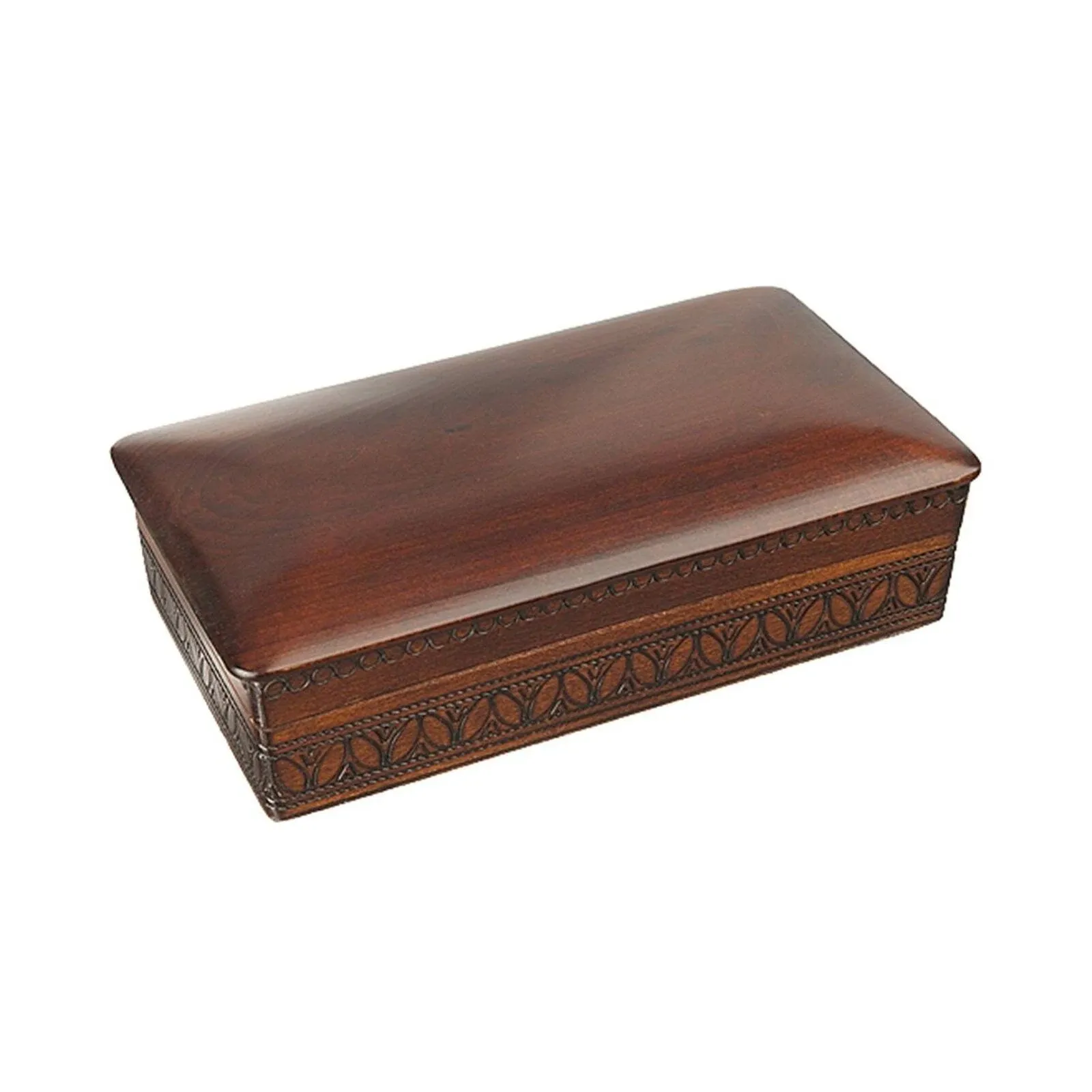 Classic Linden Wood Traditional Polish Box Perfect Gift for Men to Keep Jewel...