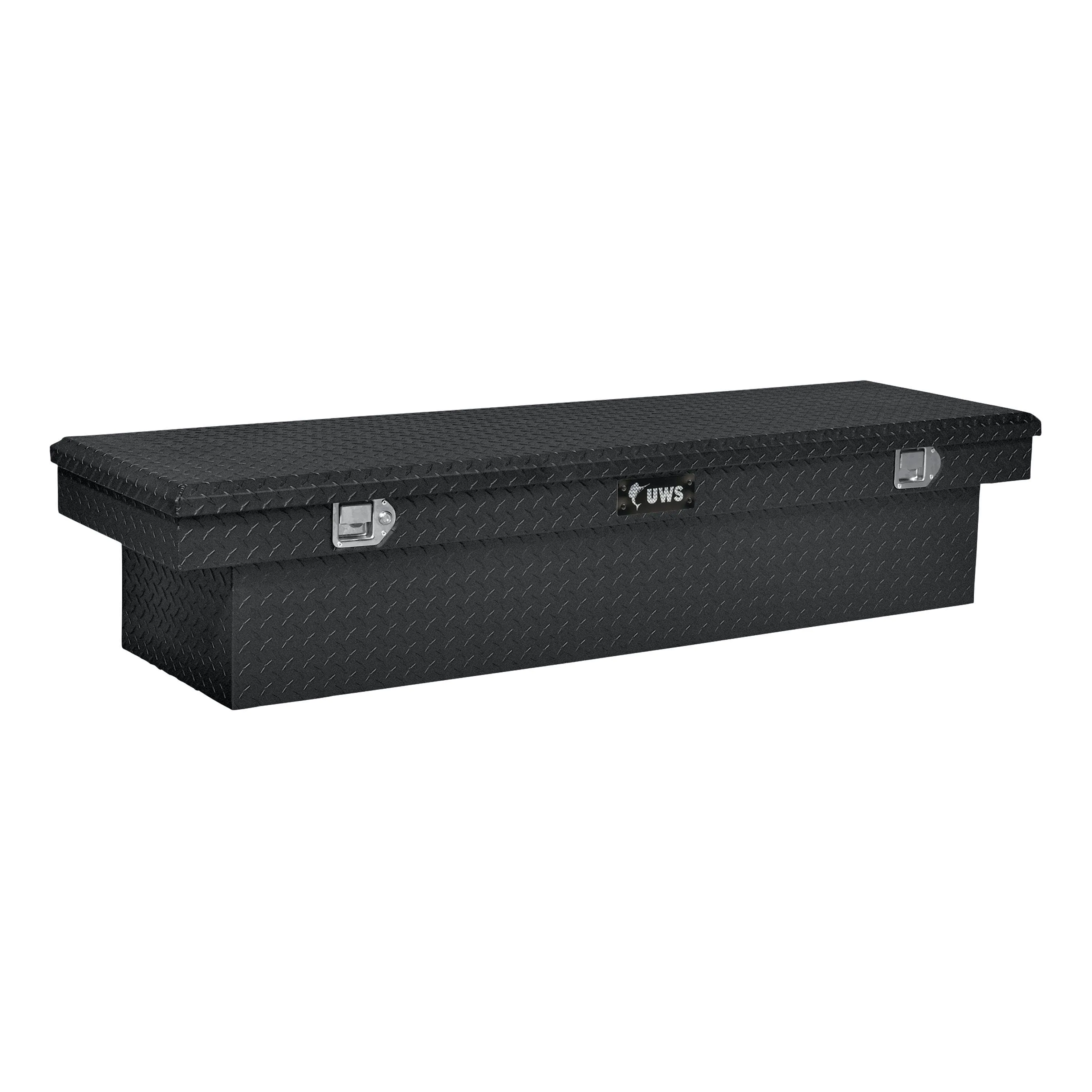 UWS EC10513 Matte Black Aluminum Single Lid Crossover Truck Tool Box for Tundra