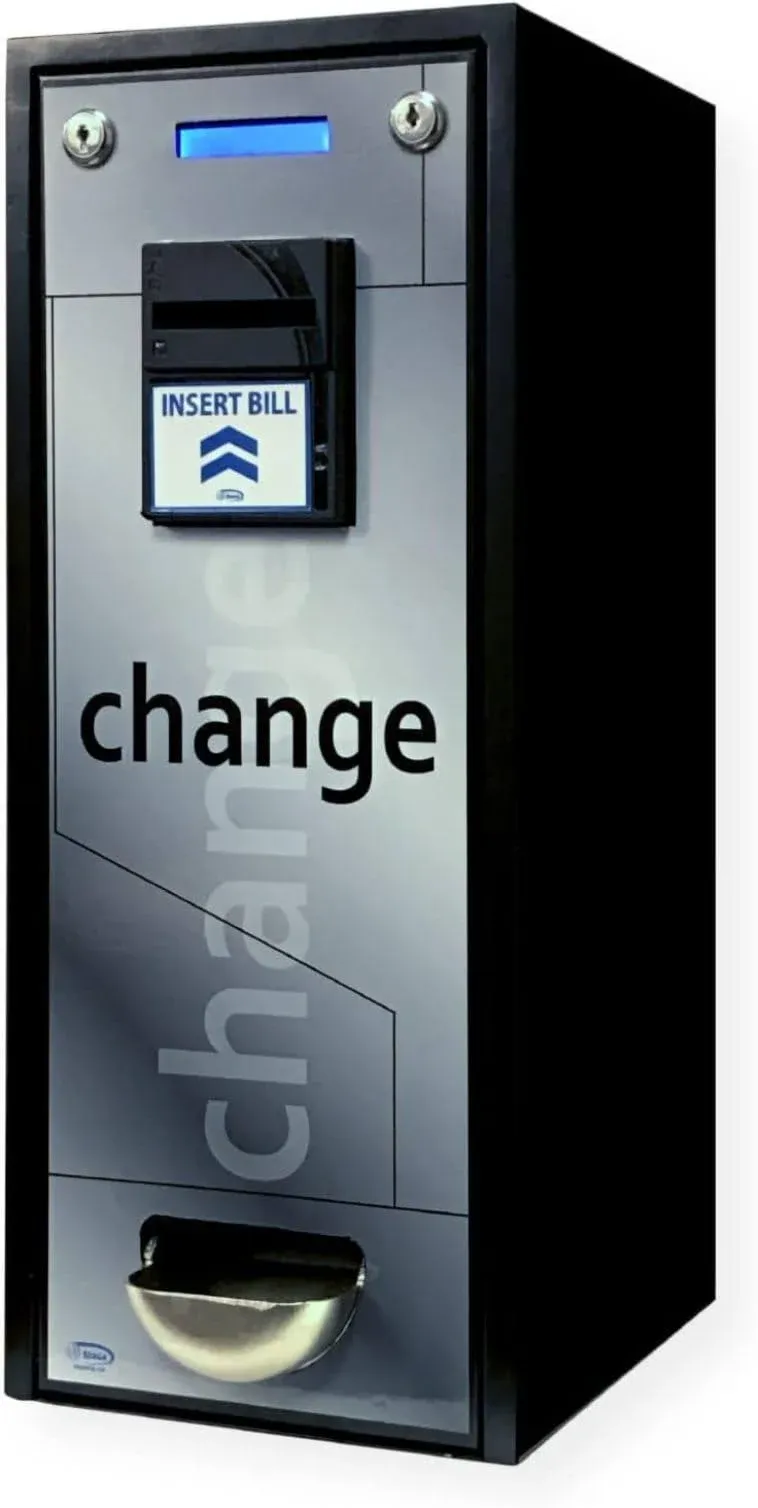 SEAGA Dollar Bill Changer Coin Vending Machine Fits 1,000 Coins ($250) or US Quarter Sized Tokens for Games or Slot Machines Best ChangeMaker