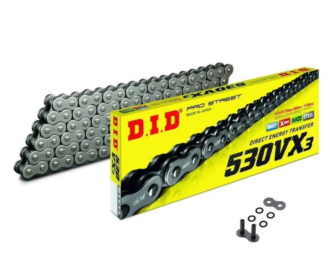 DID 530 VX3 - Chain - Natural - 120 Links 530VX3X120ZB