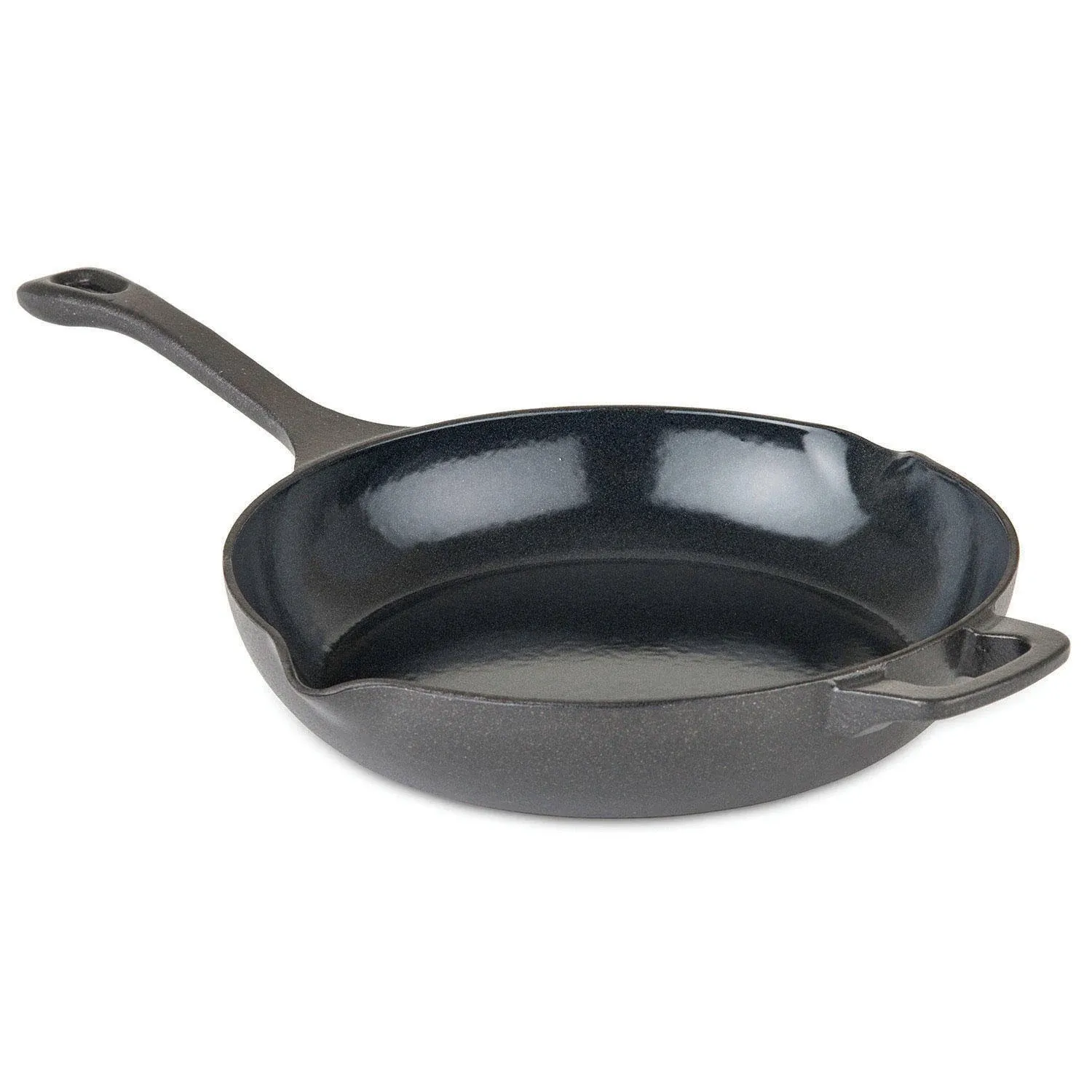 Viking Culinary Cast Iron Nonstick Chef Pan, 10.5 Inch, Ergonomic Stay-Cool Handle, Grill, Oven Safe, Works on All Cooktops including Induction