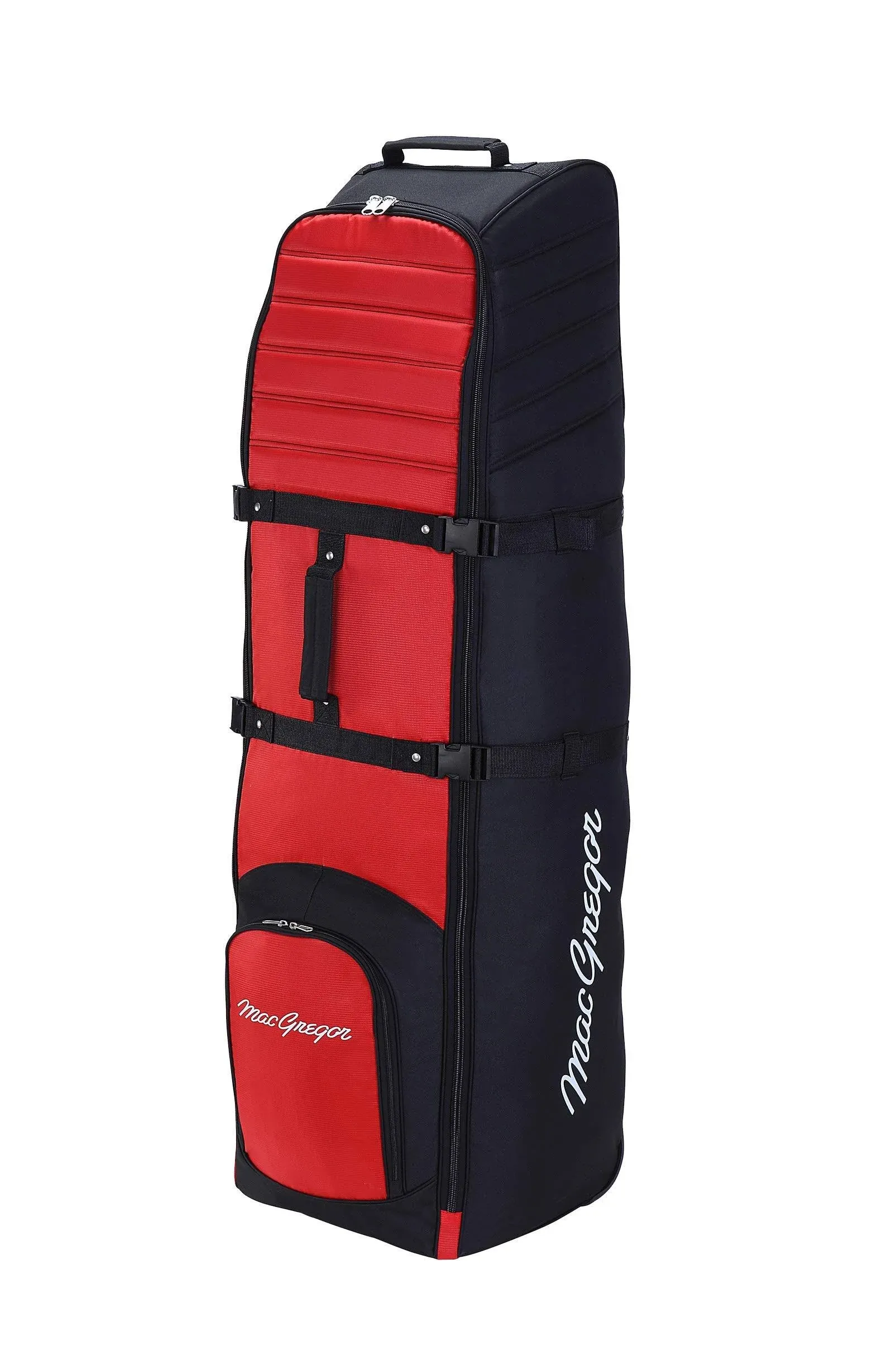 MacGregor VIP II Premium Wheeled Travel Cover - Black/Red