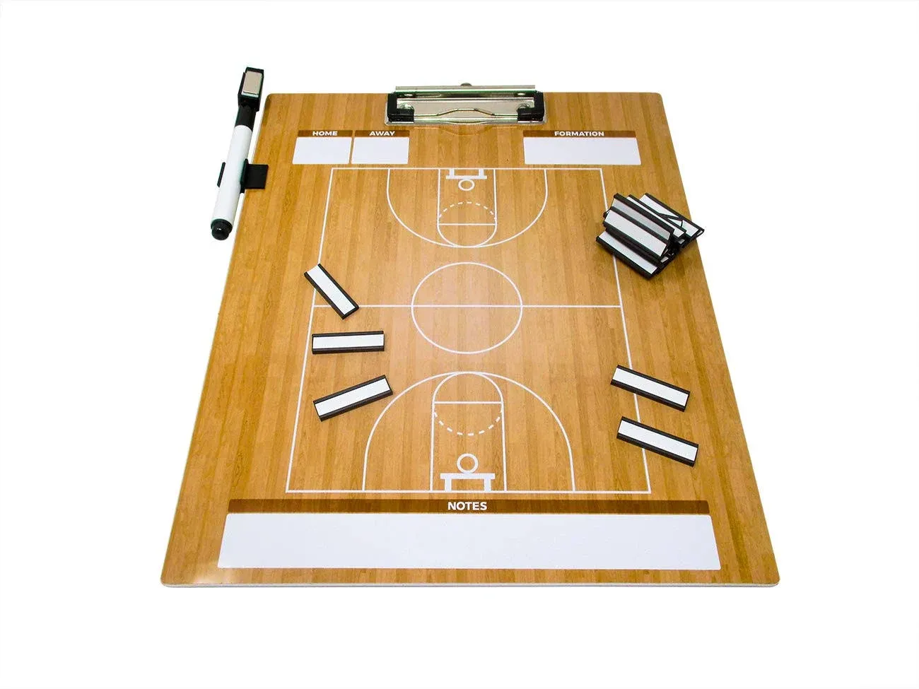 Trademark Innovations Magnetic Basketball Lineup Whiteboard Score Coach Board