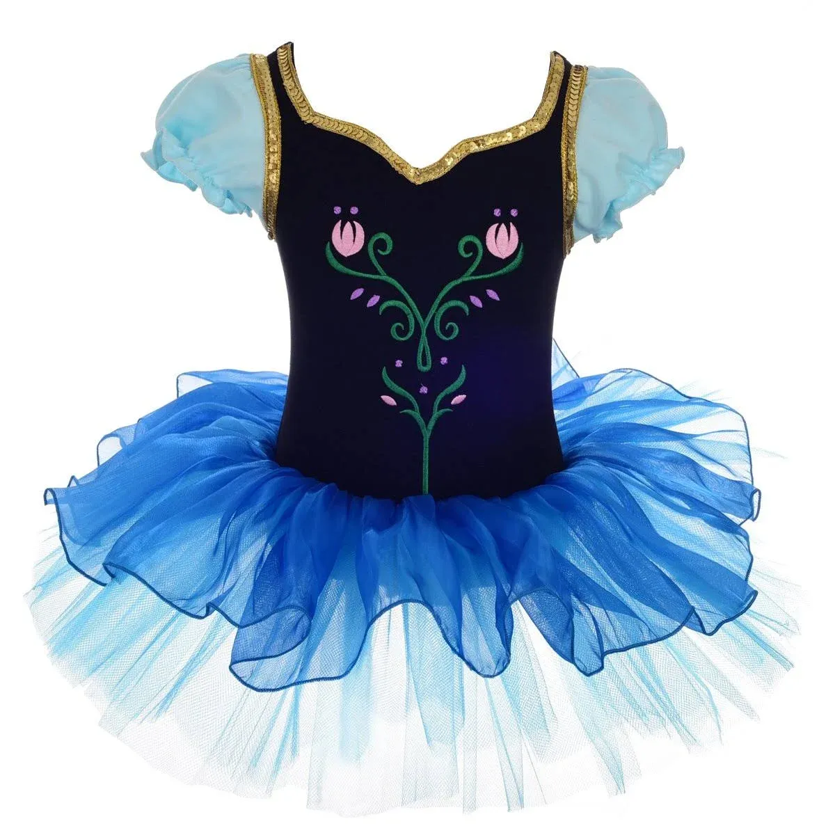 Dressy Daisy Ballerina Princess Costume Dance Outfit Ballet Tutu Dress Fancy ...