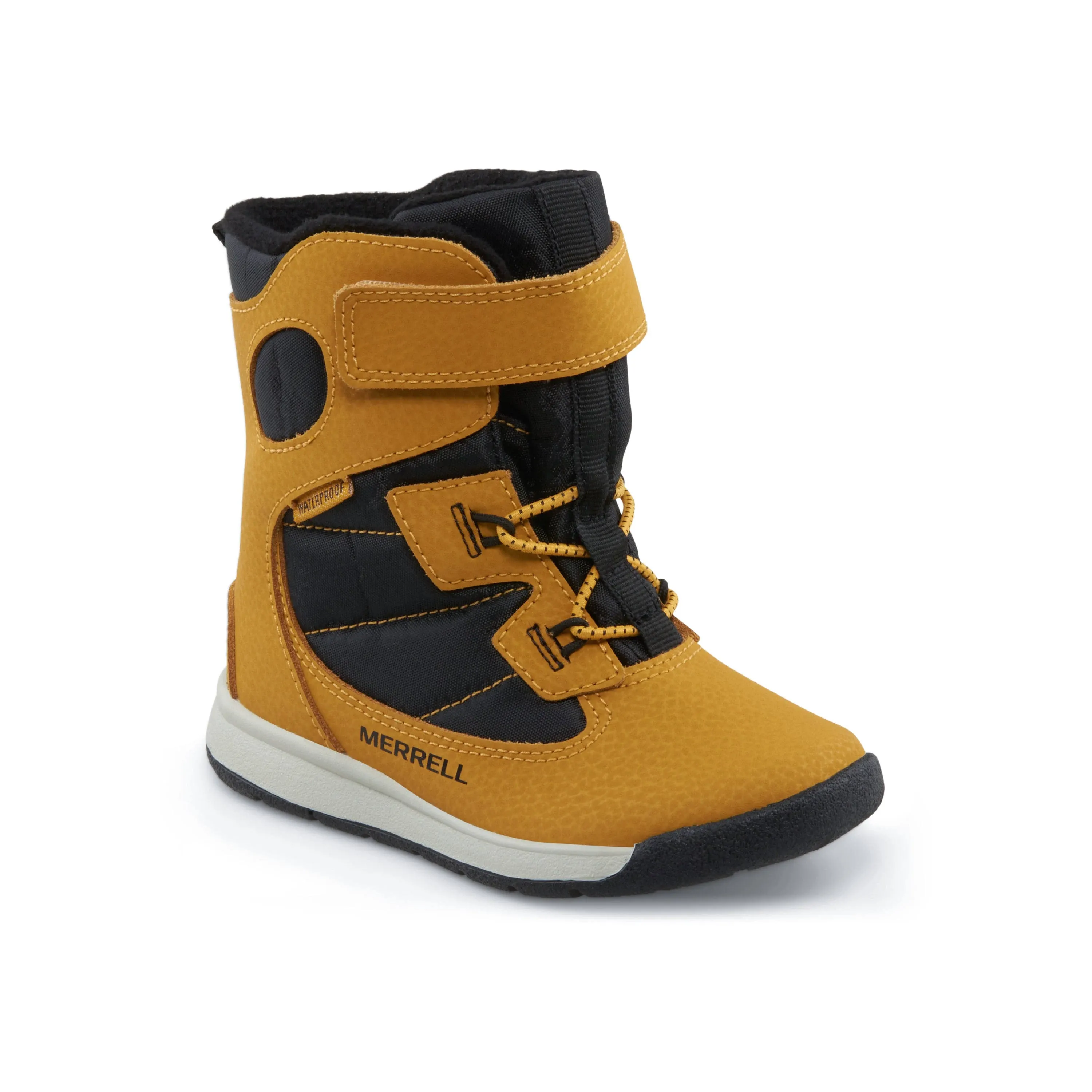 Merrell Snow Bank Jr. Waterproof Boot Wheat/Black