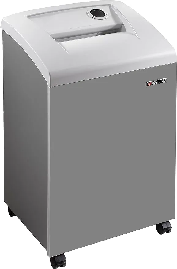 DAHLE CleanTEC 41334 High Security Paper Shredder w/Fine Dust Filter, Automatic Oiler, SmartPower, Security Level P-7, 1-3 Users