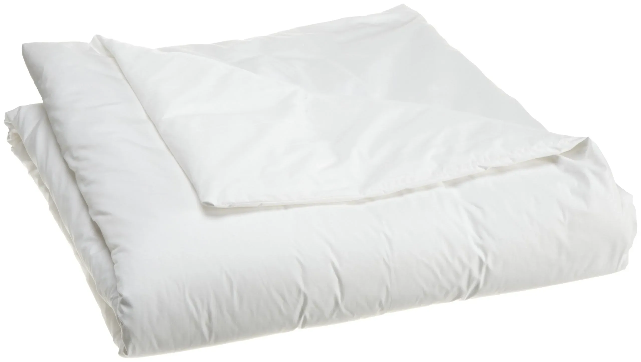 National Allergy Premium 100% Cotton Duvet Comforter Protector - Full/Queen Size - 86" x 86" - White - Breathable 300 Thread Count Hypoallergenic Cover - Zippered Encasement - Bedding Linen