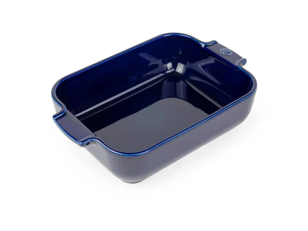 Appolia Rectangular Ceramic Casserole Peugeot Color: Blue