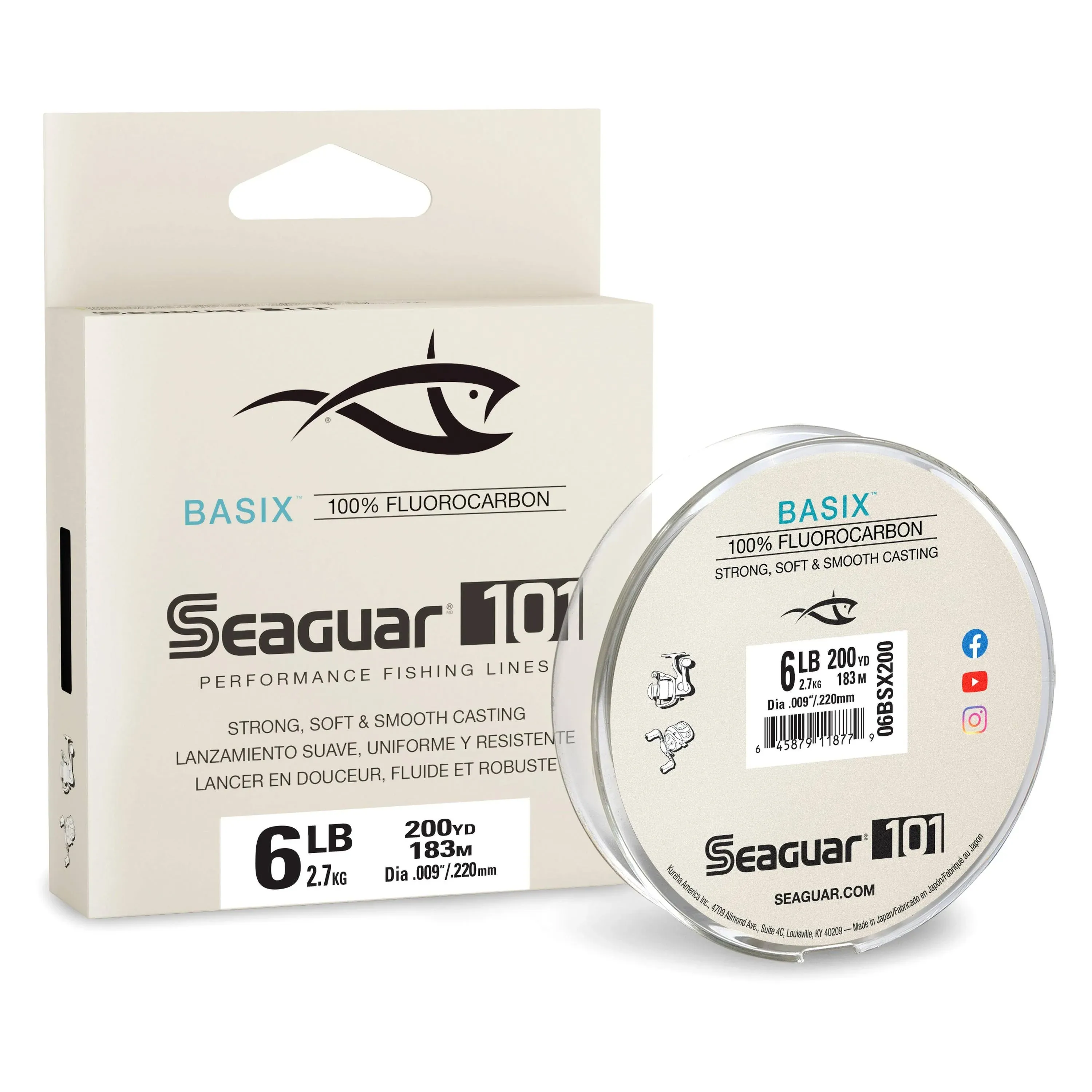 Seaguar BasiX Fluorocarbon Fishing Line