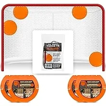 Top Shelf Targets Sniper 8 Inch Hockey Targets for shooting-Durable Magnetic Shooting Targets for Hockey and Lacrosse Training with Extra Pack of TETHERS, Lacrosse Goal Targets for Accuracy, 4 PackTop Shelf Targets Sniper 8 Inch Hockey Targets for sho…