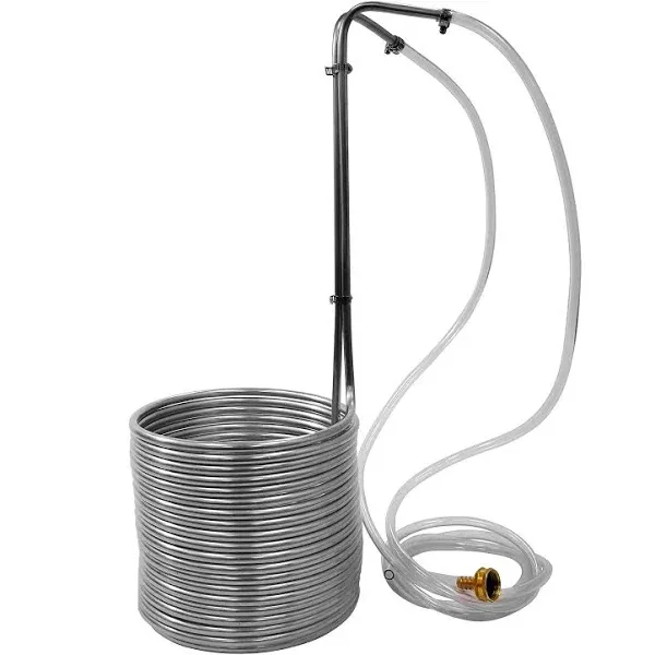 NY Brew Supply 50&#039; Stainless Steel Wort Chiller - Homebrew Immersion Chiller