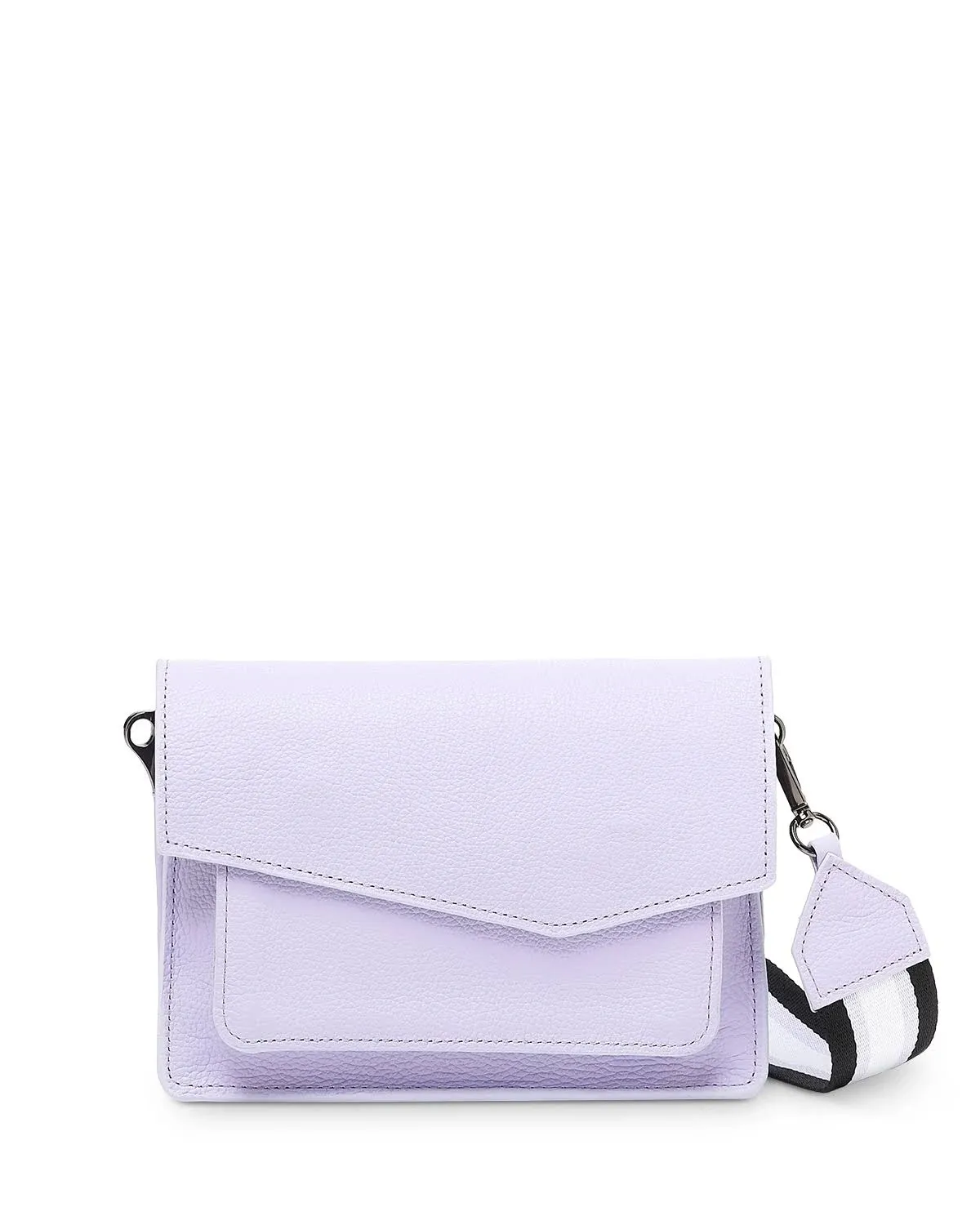 Botkier Cobble Hill Leather Crossbody Bag Lavender