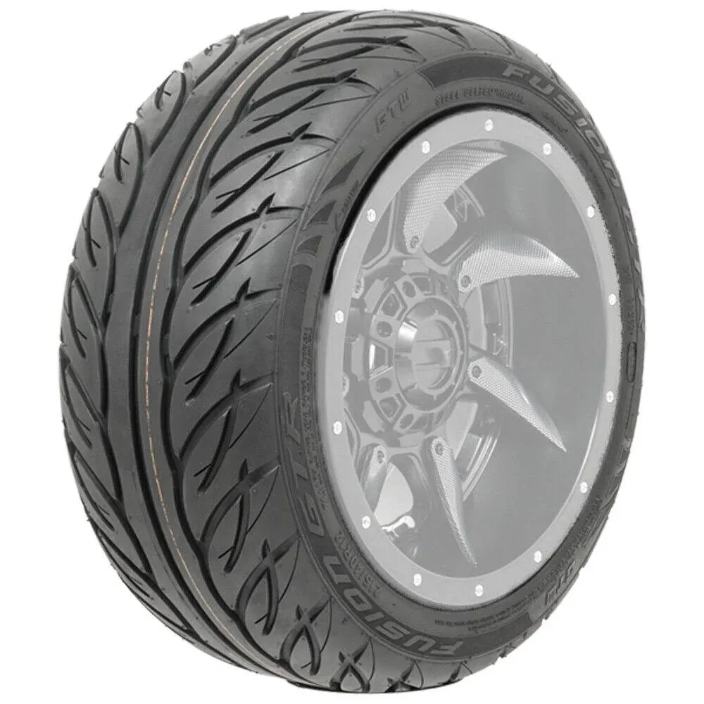 19&#034; GTW GTR Fusion S/B Golf Cart Street Course Tire | Lift Kit Required