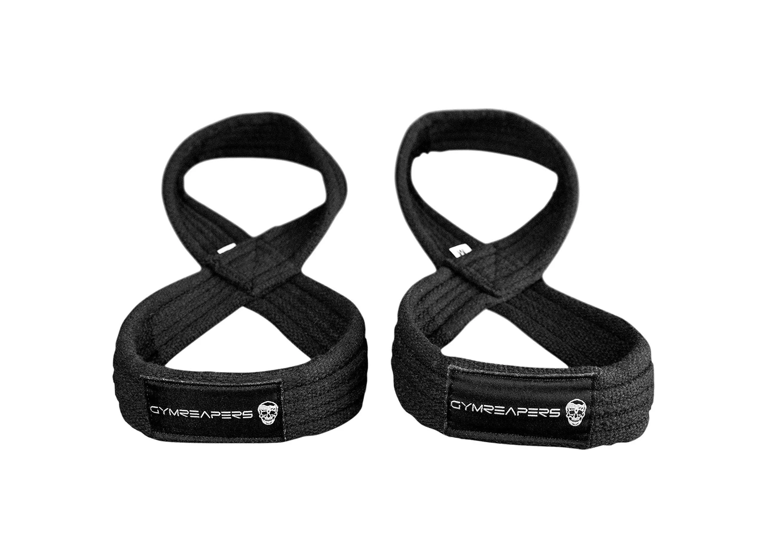 Gymreapers Figure 8 Lifting Straps For Deadlift, Powerlifting, Strongman, & Cross Training Strong Weightlifting Wrist Straps For Men, Women