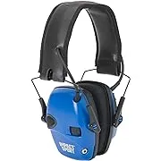 Howard Leight by Honeywell Impact Sport Sound Amplification Electronic Shooting Earmuff, Real Blue